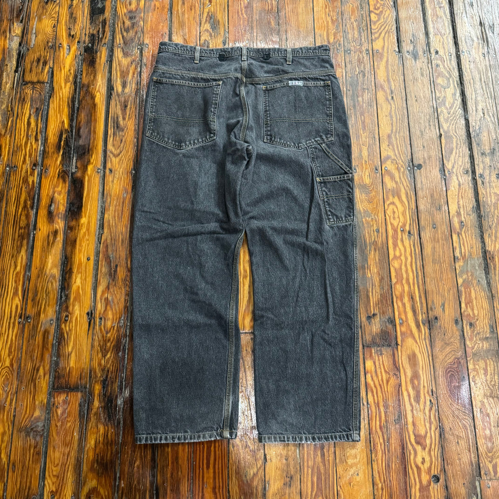 Vintage Ralph Lauren BLK Denim Jeans Sz 38x32