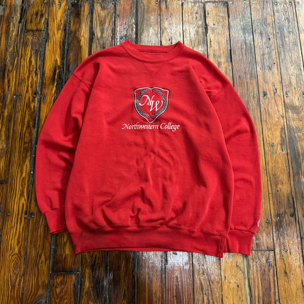 Vintage North Western College CrewNeck Sz XL