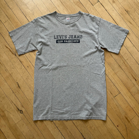 Vintage Levi Jeans San Francisco SpellOut T-shirt Sz L