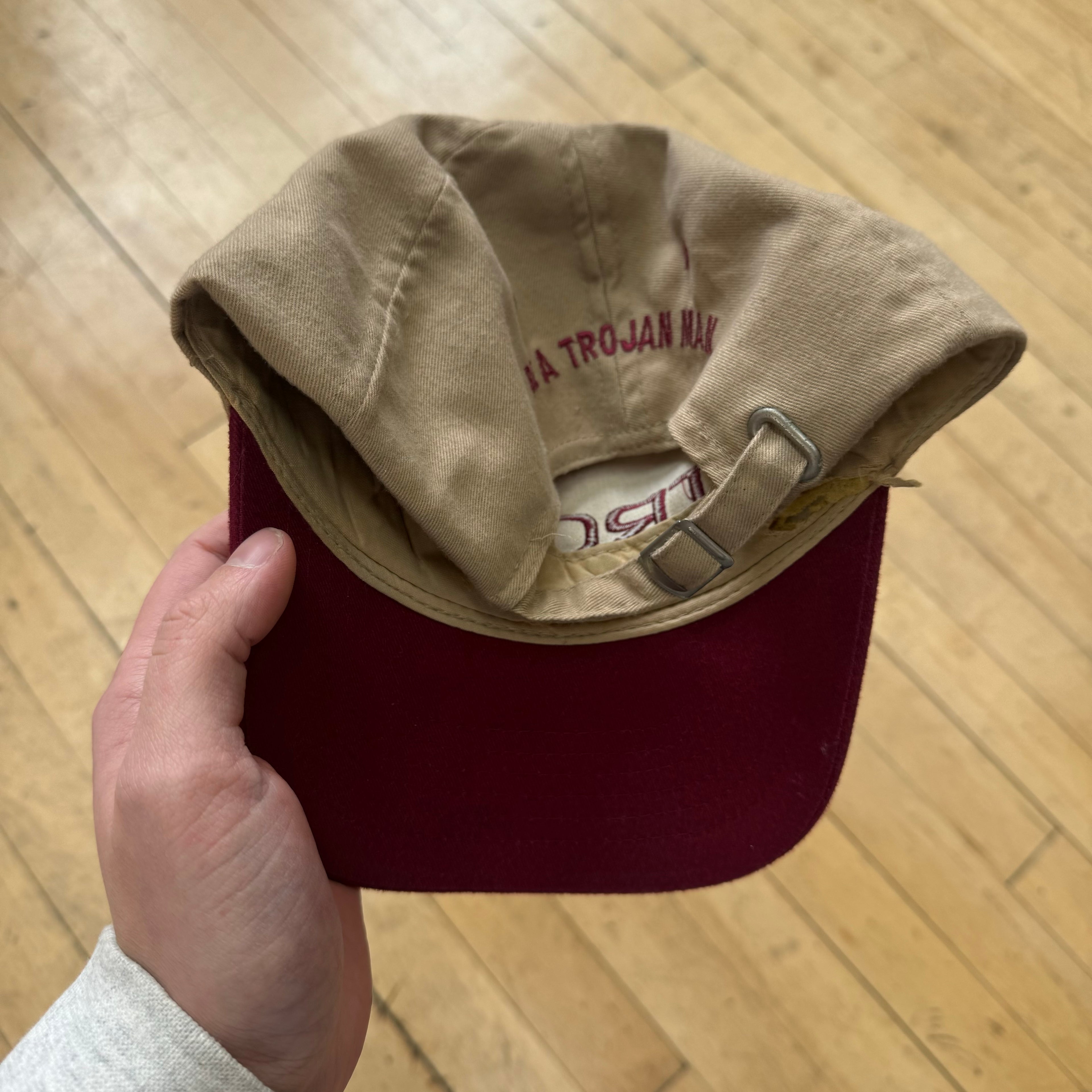 Vintage Trojan Brand Condoms StrapBack Hat