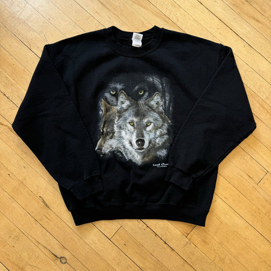 Vintage Wolf Last Creek Outfitters Crewneck Sz M