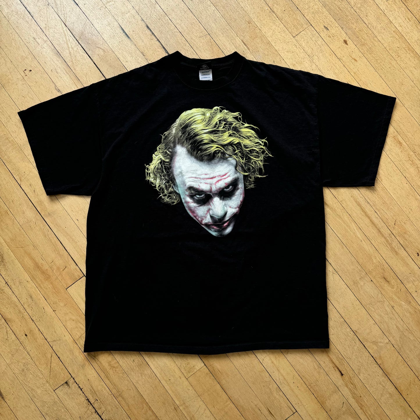 Vintage Dark Knight Joker T-shirt Sz XXL