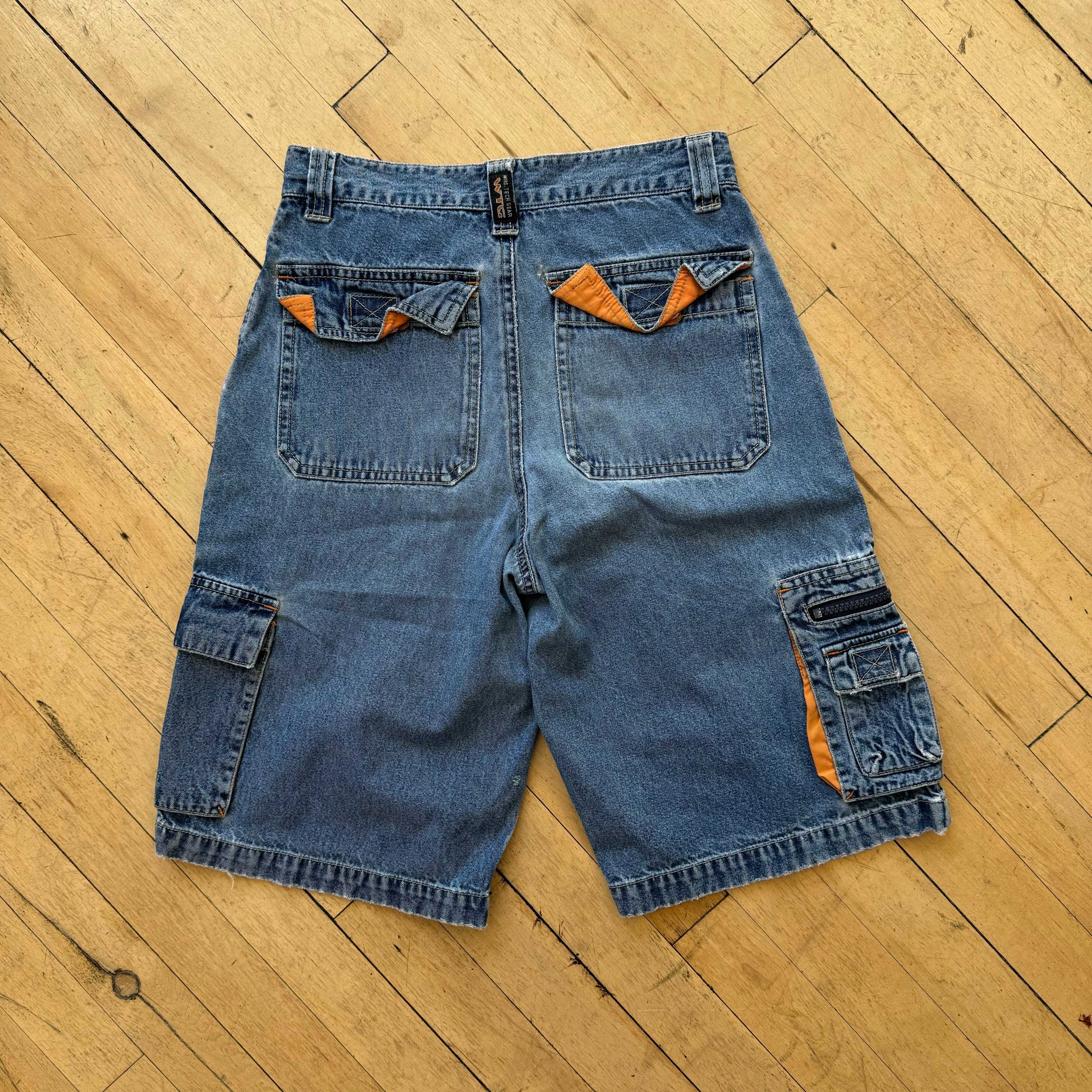 Y2K Plugg Denim Jean Shorts Sz 14