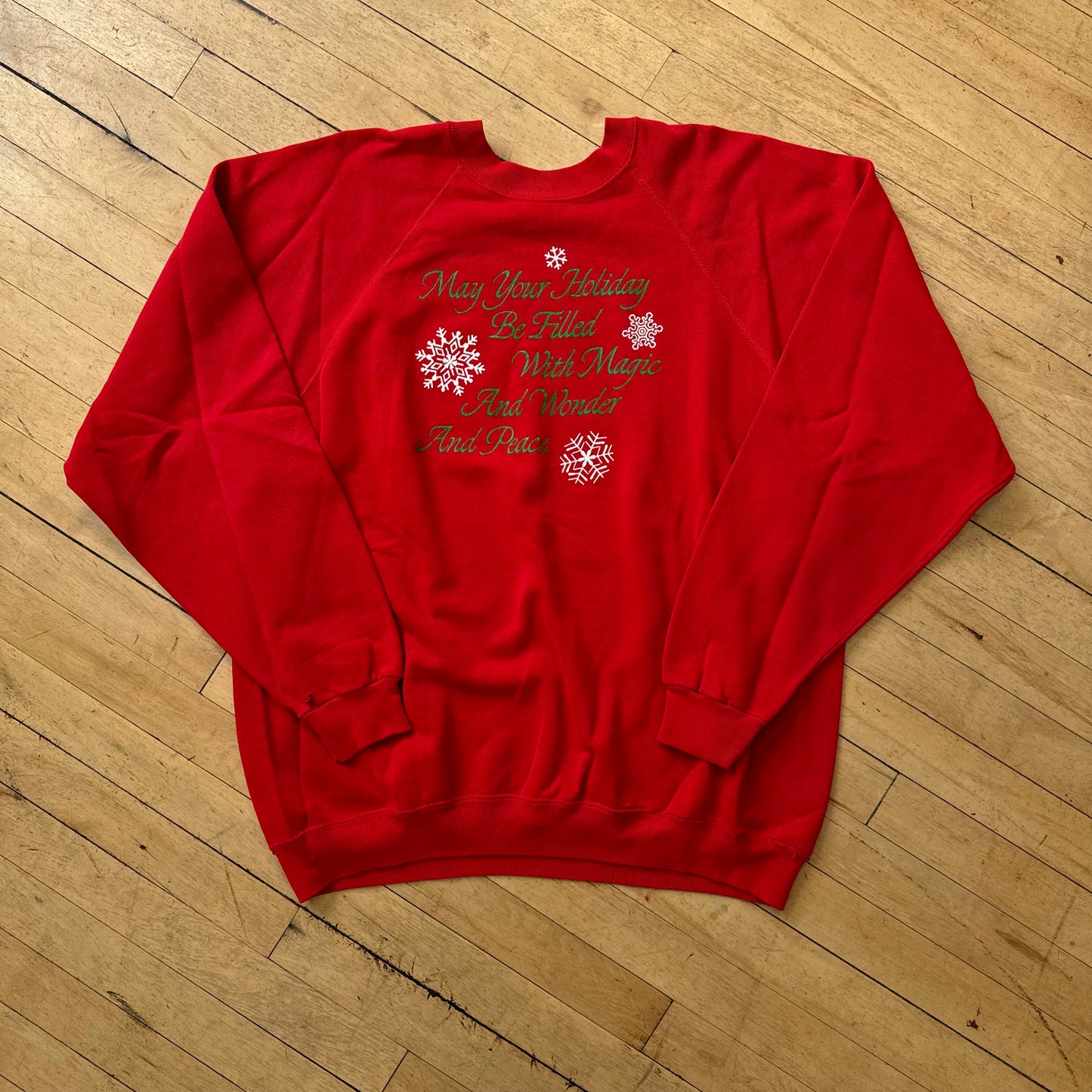 Vintage Christmas CrewNeck Sz XL