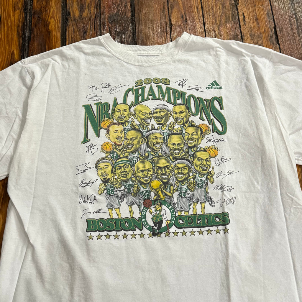 Y2K Celtics Charter Champions T-shirt Sz XXL