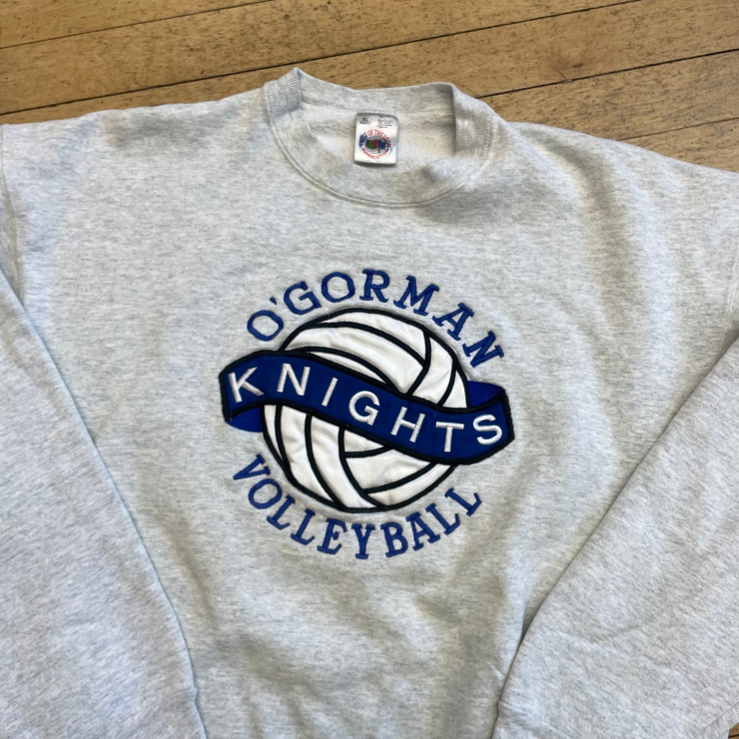 90s Ogorman Knights Volleyball CrewNeck Sz XL