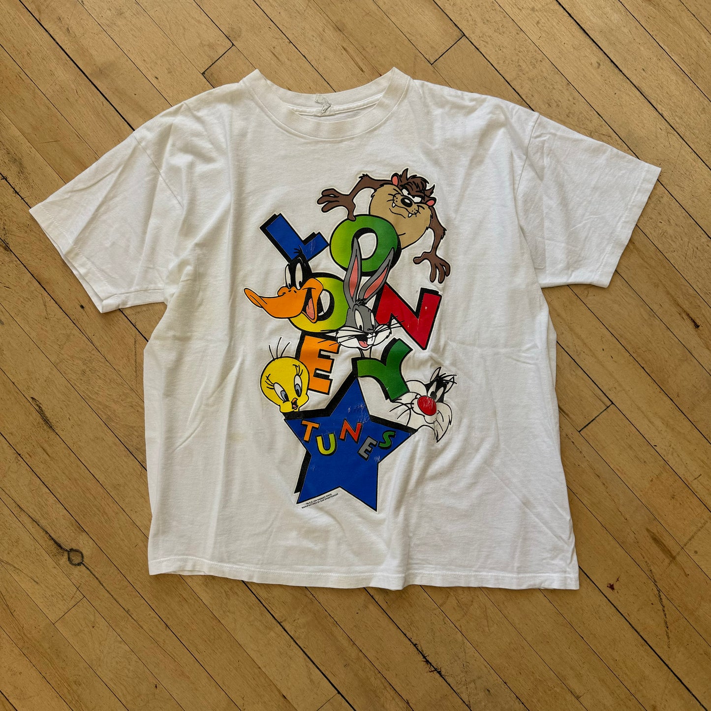 Vintage Looney Tuned Star T-shirt Sz L