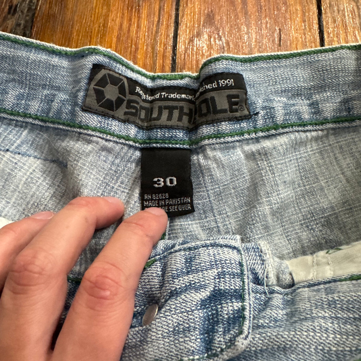 Y2K SouthPole Denim Jean Shorts Sz 30