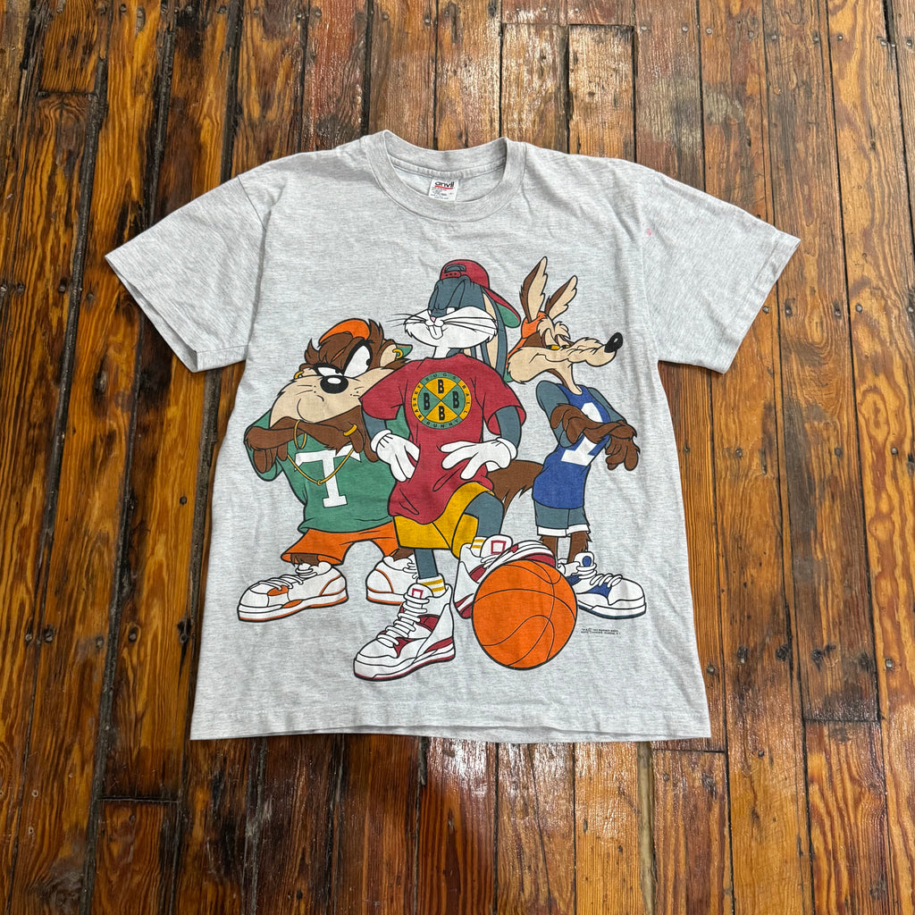 Vintage Looney Tuned Hip-Hop Basketball T-shirt Sz XL