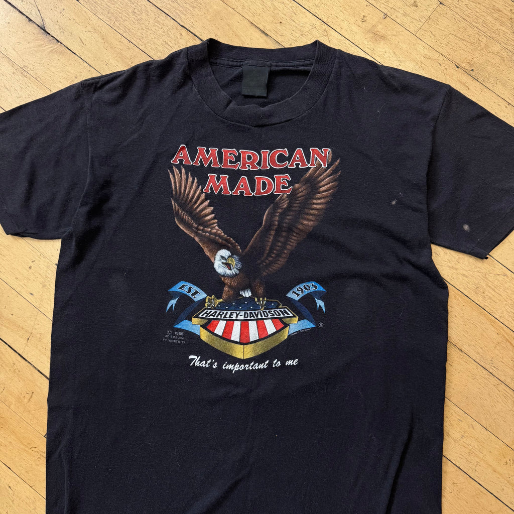 Vintage Harley Davidson 3d Emblem T-shirt Sz XL