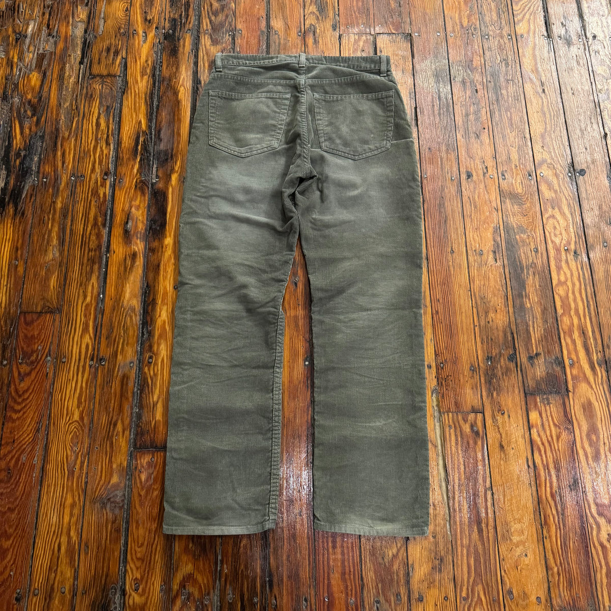 Vintage Olive Gap Corduroy Pants Sz 32x30
