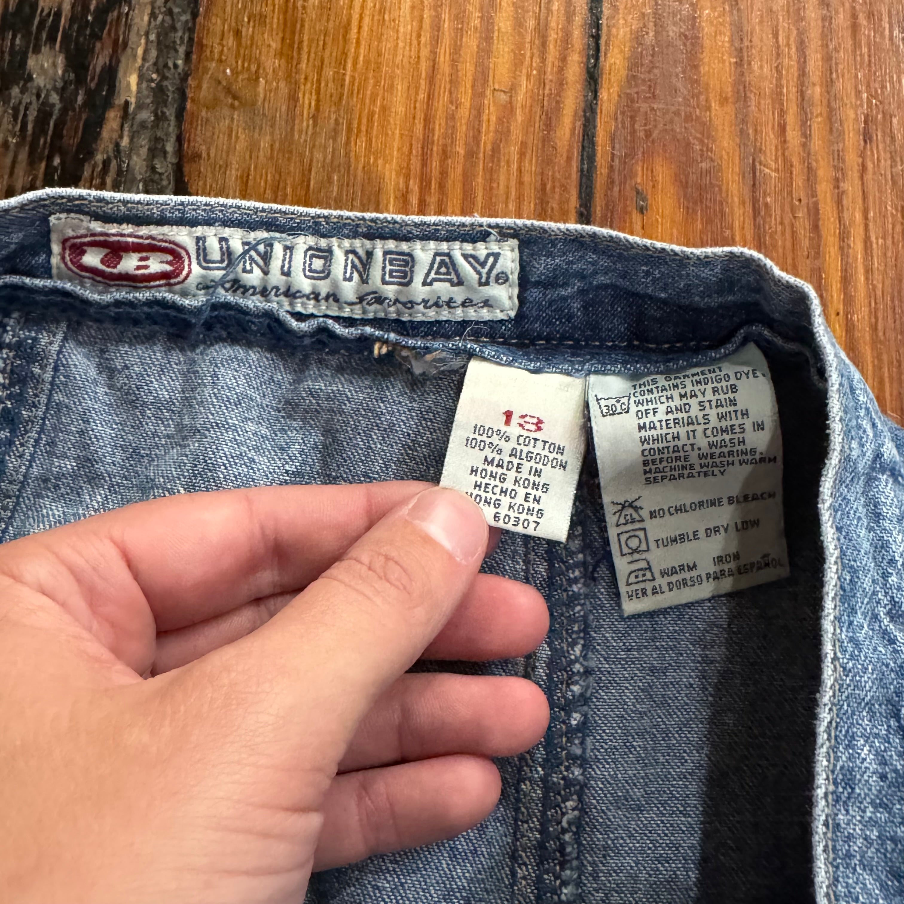 Vintage Union Bay Denim Skirt Sz 13