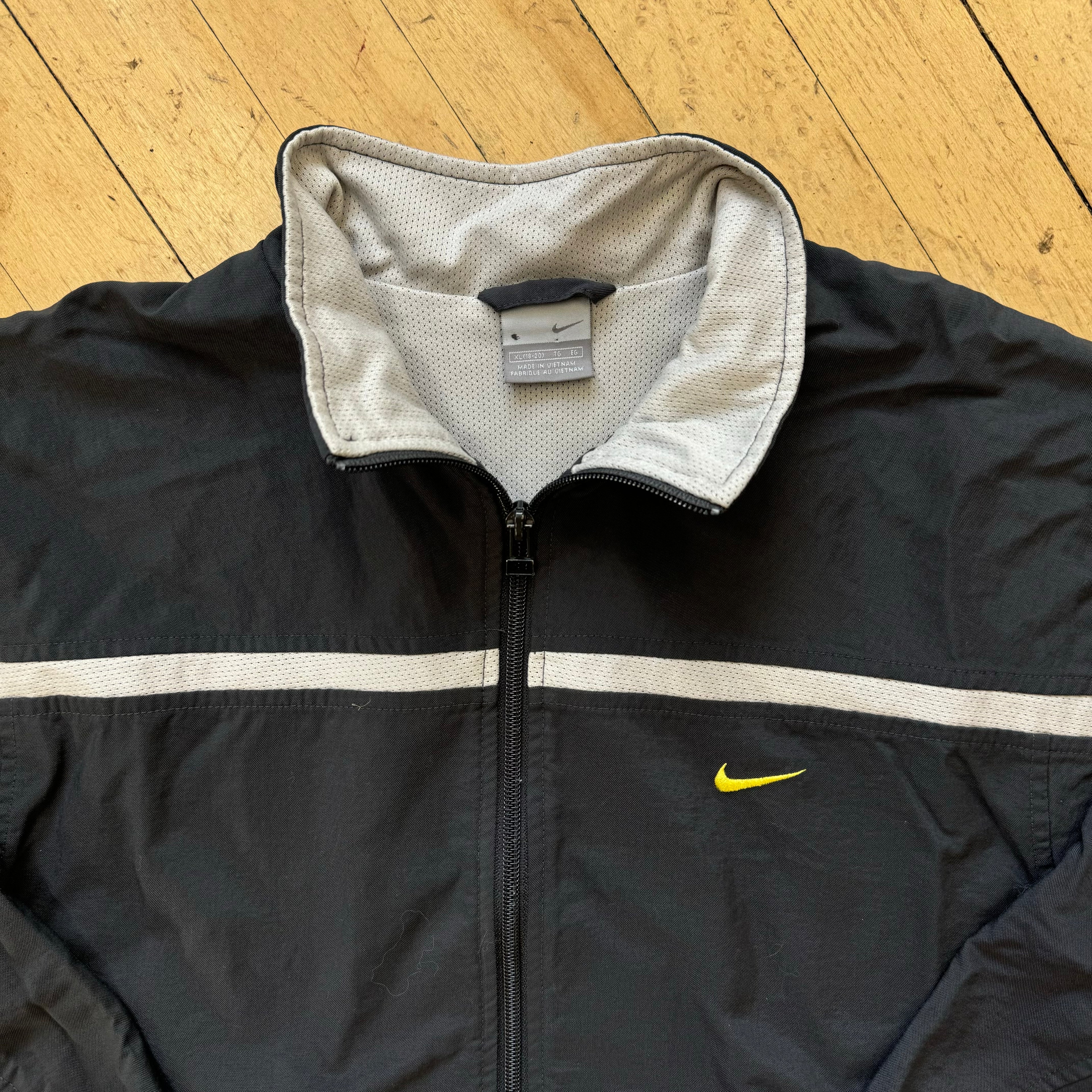 Y2K Nike Zip-Up Windbreaker Jacket Sz M