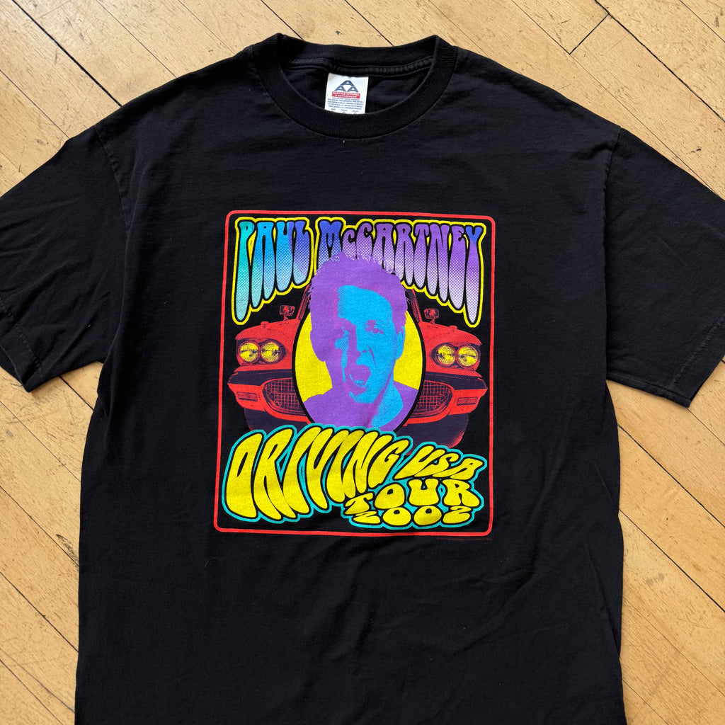 Vintage Paul Mccartney Driving USA Tour T-shirt Sz L