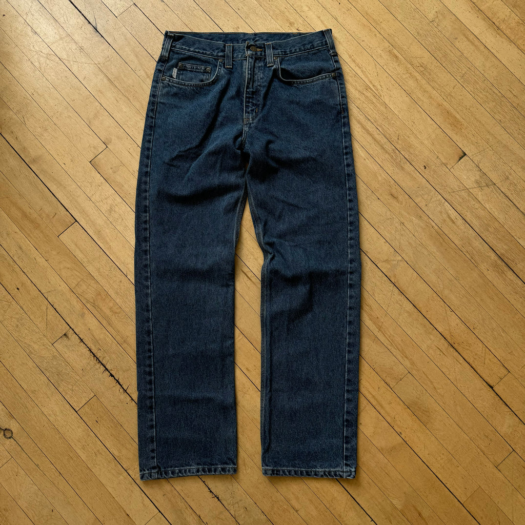Vintage Carhartt Dark Wash Denim Jeans Sz 33x32