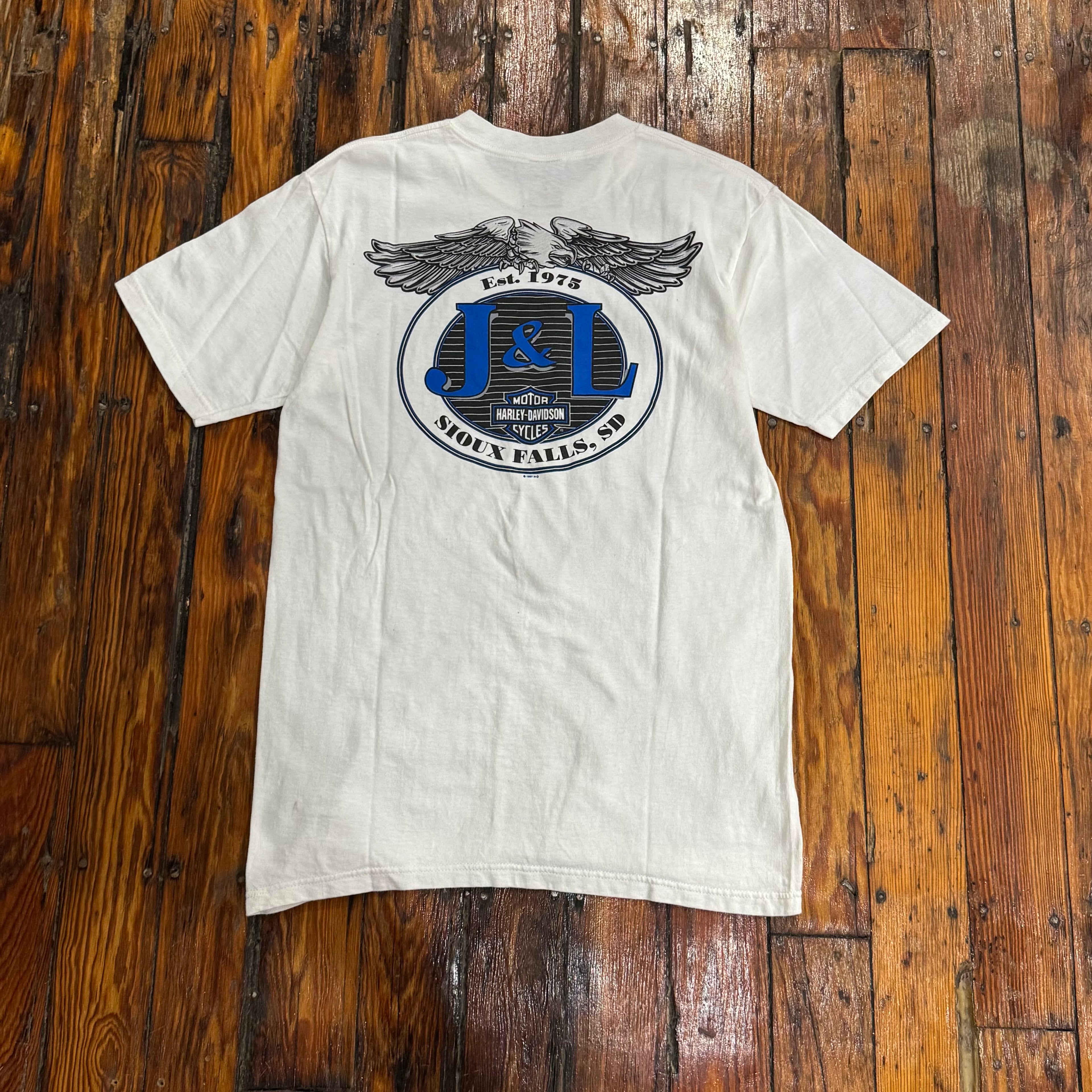 Vintage Harley Davidson Sioux Falls T-shirt Sz M