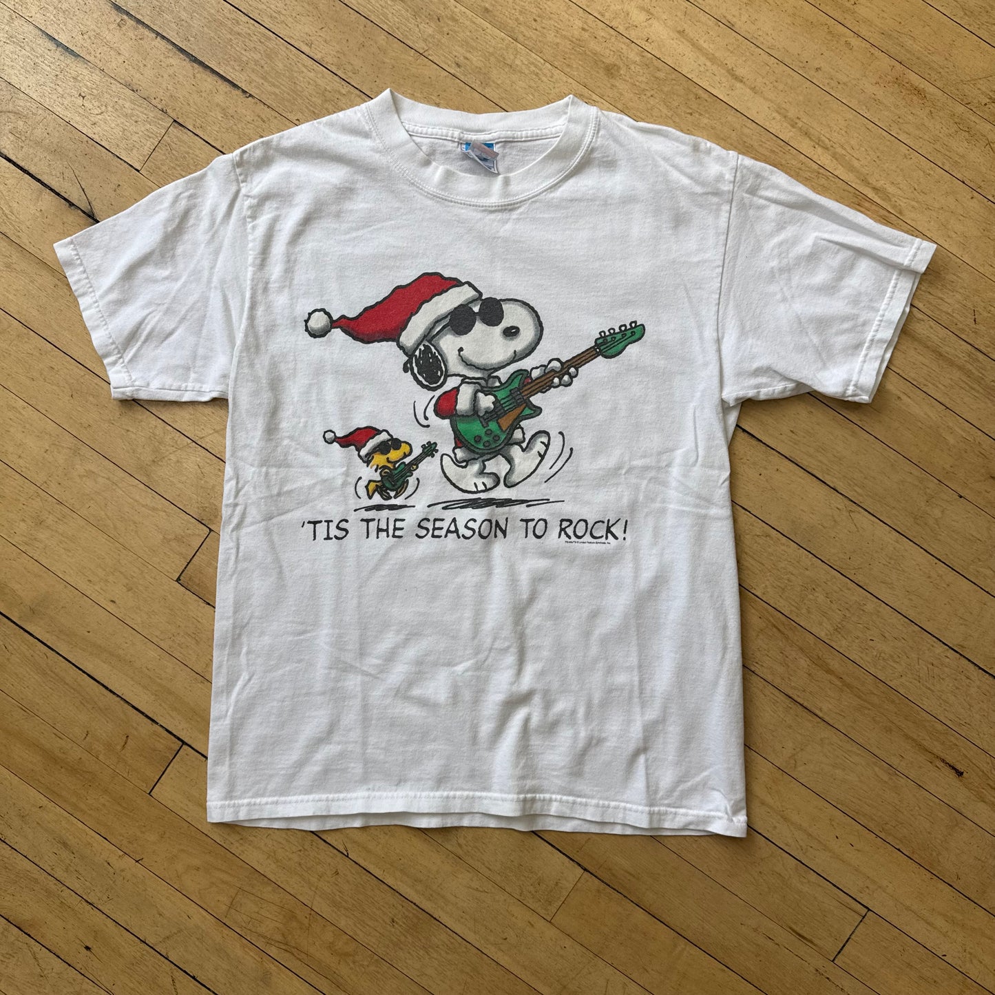 Vintage Snoopy Tis The Season T-shirt Sz M