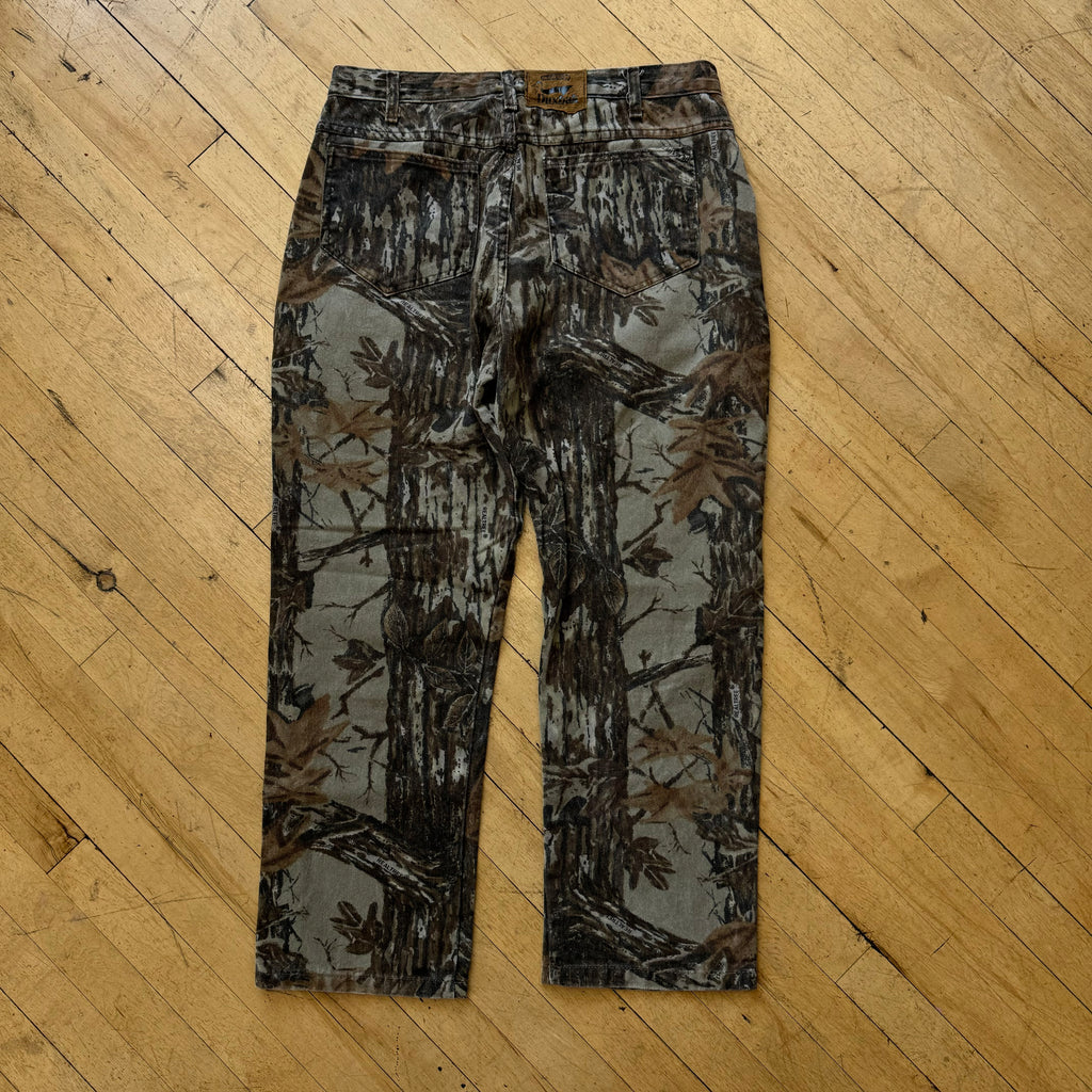 Vintage Camo Durbak Denim Jeans Sz 36x34