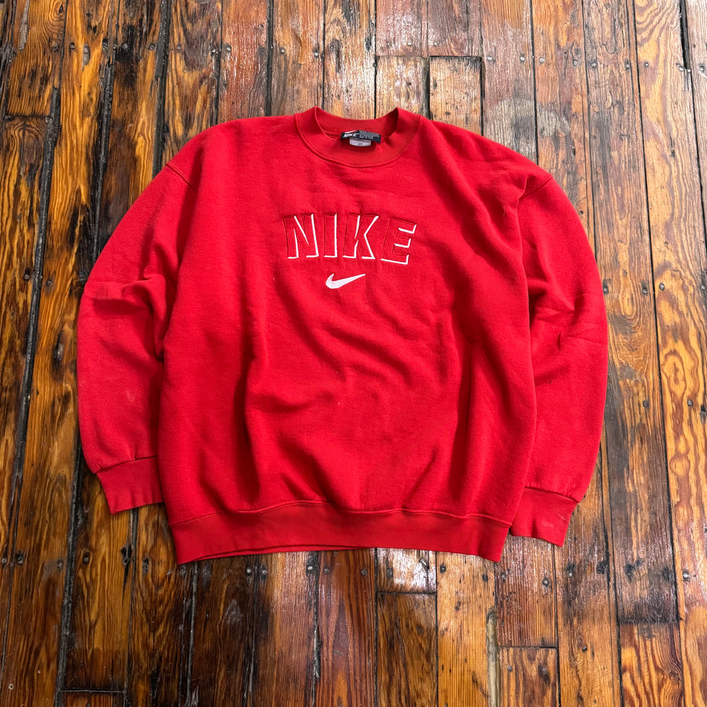 Vintage Nike SpellOut Block Letter Crewneck Sz L