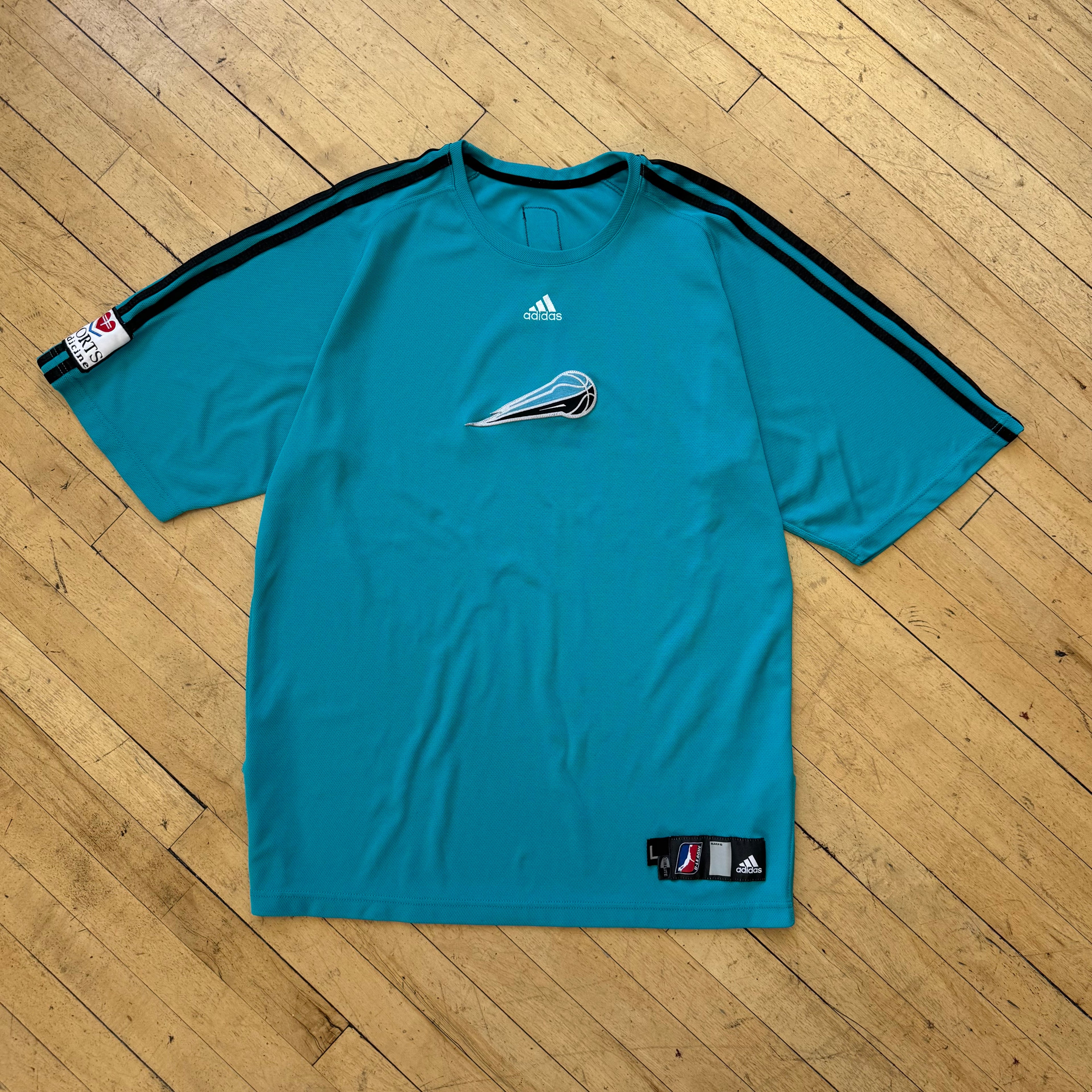 Vintage Adidas Sky Force WarmUp T-shirt Sz L