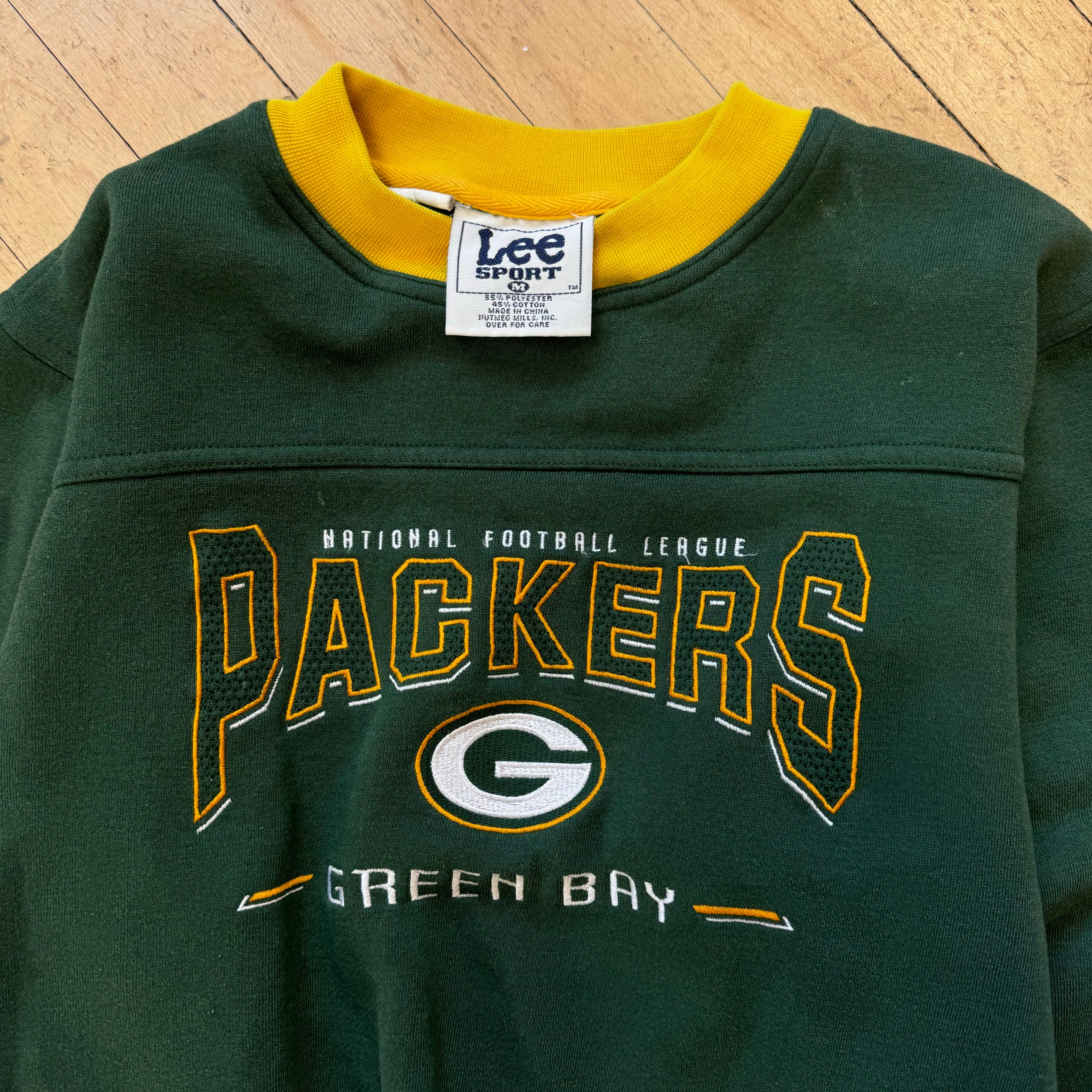 Vintage GreenBay Packers Lee Sports CrewNeck Sz YTH M