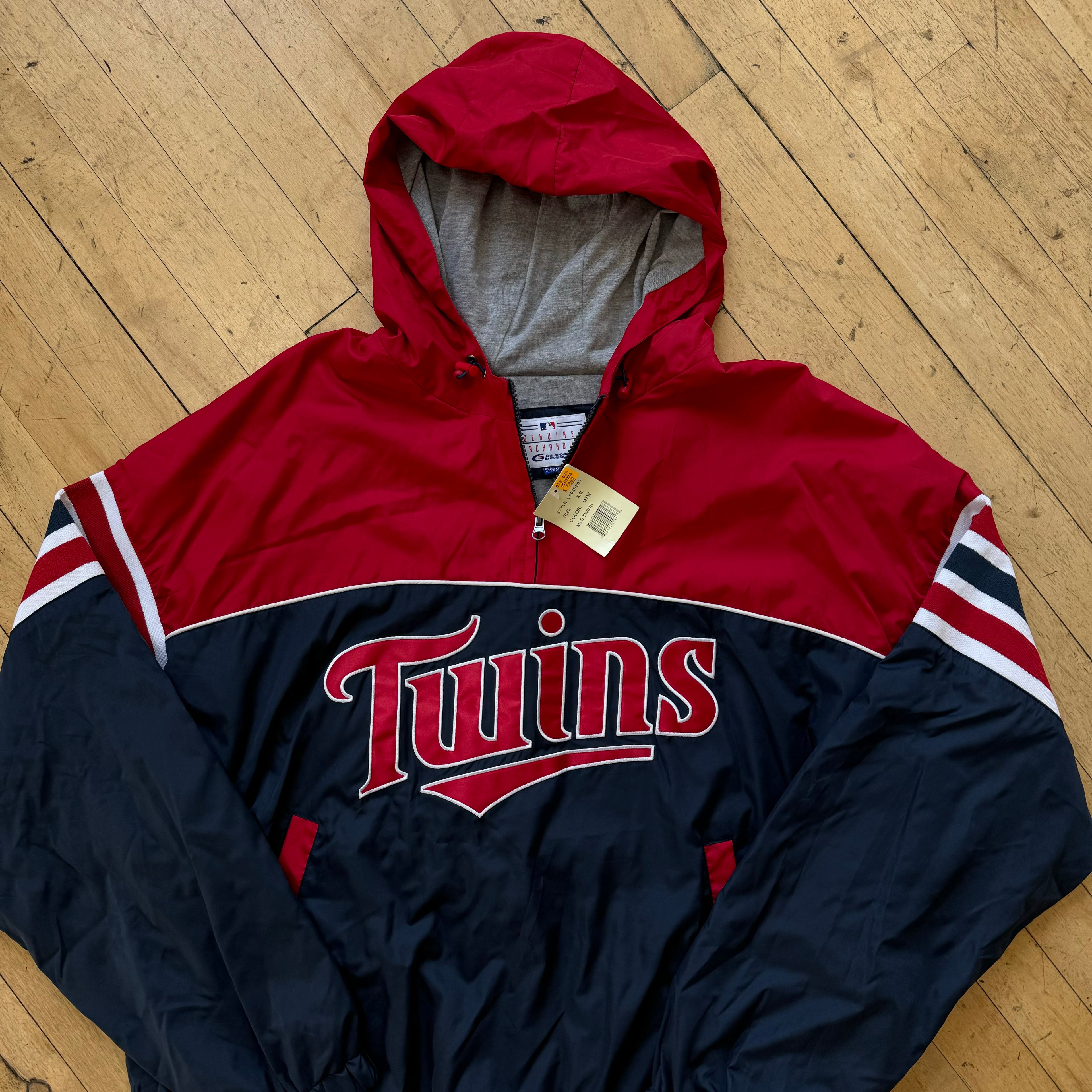 Vintage Minnesota Twins Baseball Club Jacket Sz XXL