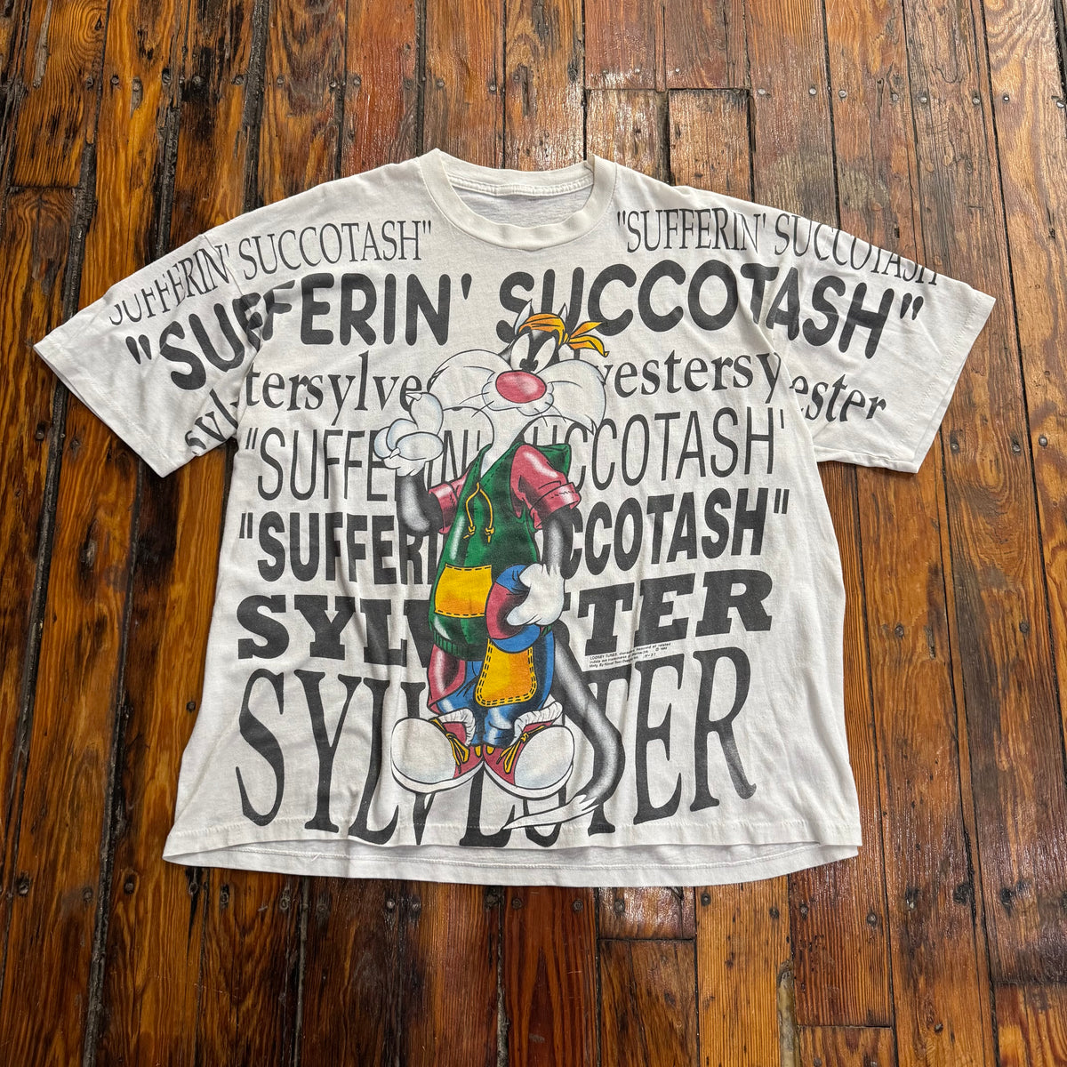 Vintage Sylvester Looney Tunes T-shirt Sz XL