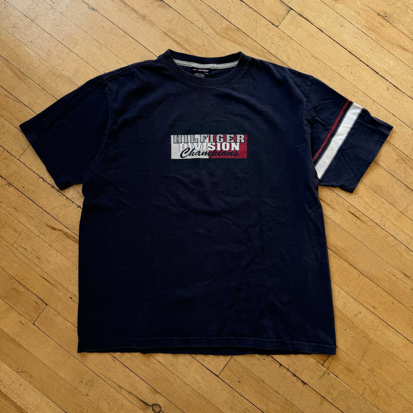 Vintage Tommy Hilfiger SpellOut T-shirt Sz L