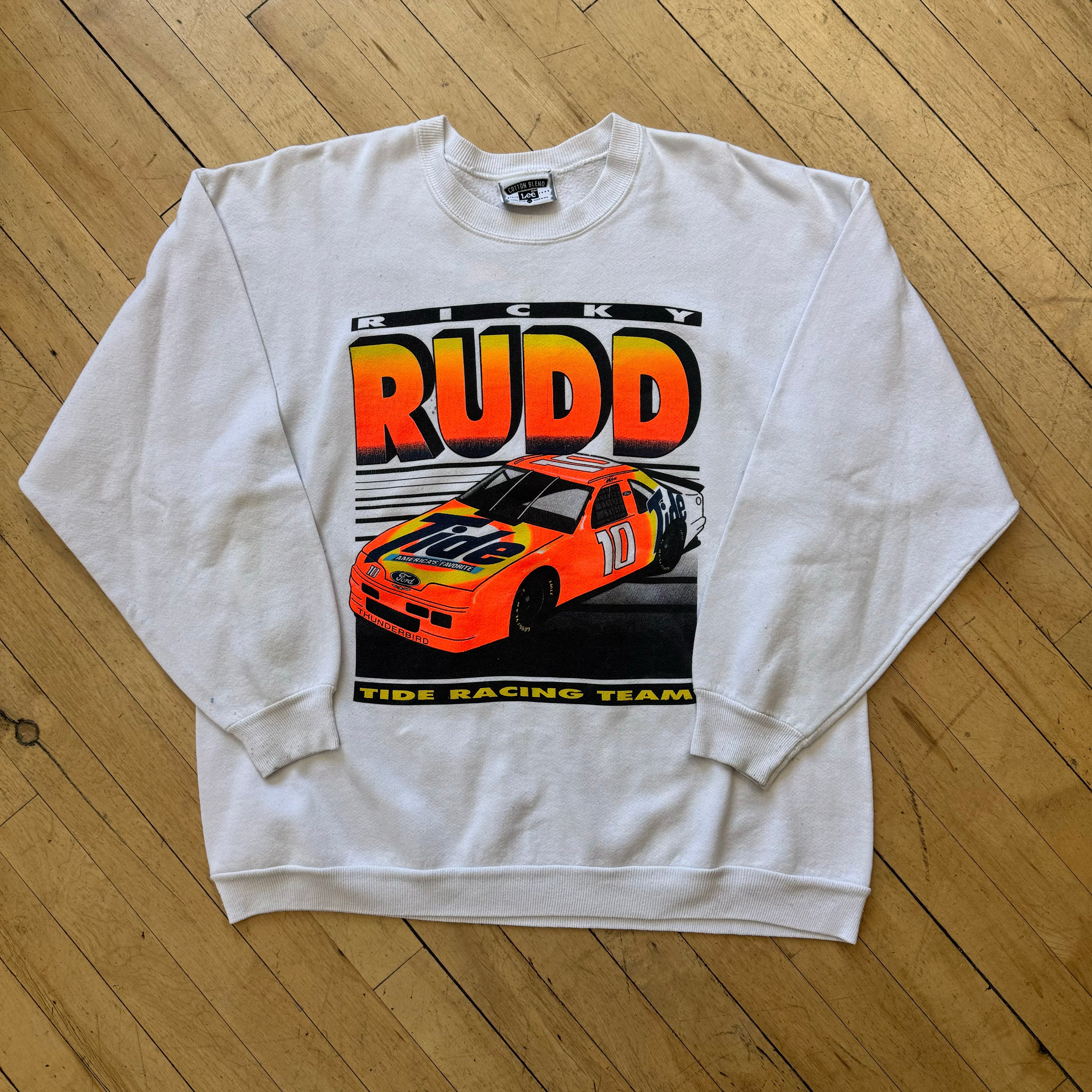 Vintage NASCAR Tide Rudd CrewNeck Sz L