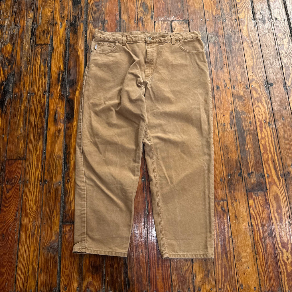 Vintage Carhartt Khaki Denim Pants Sz 42x30