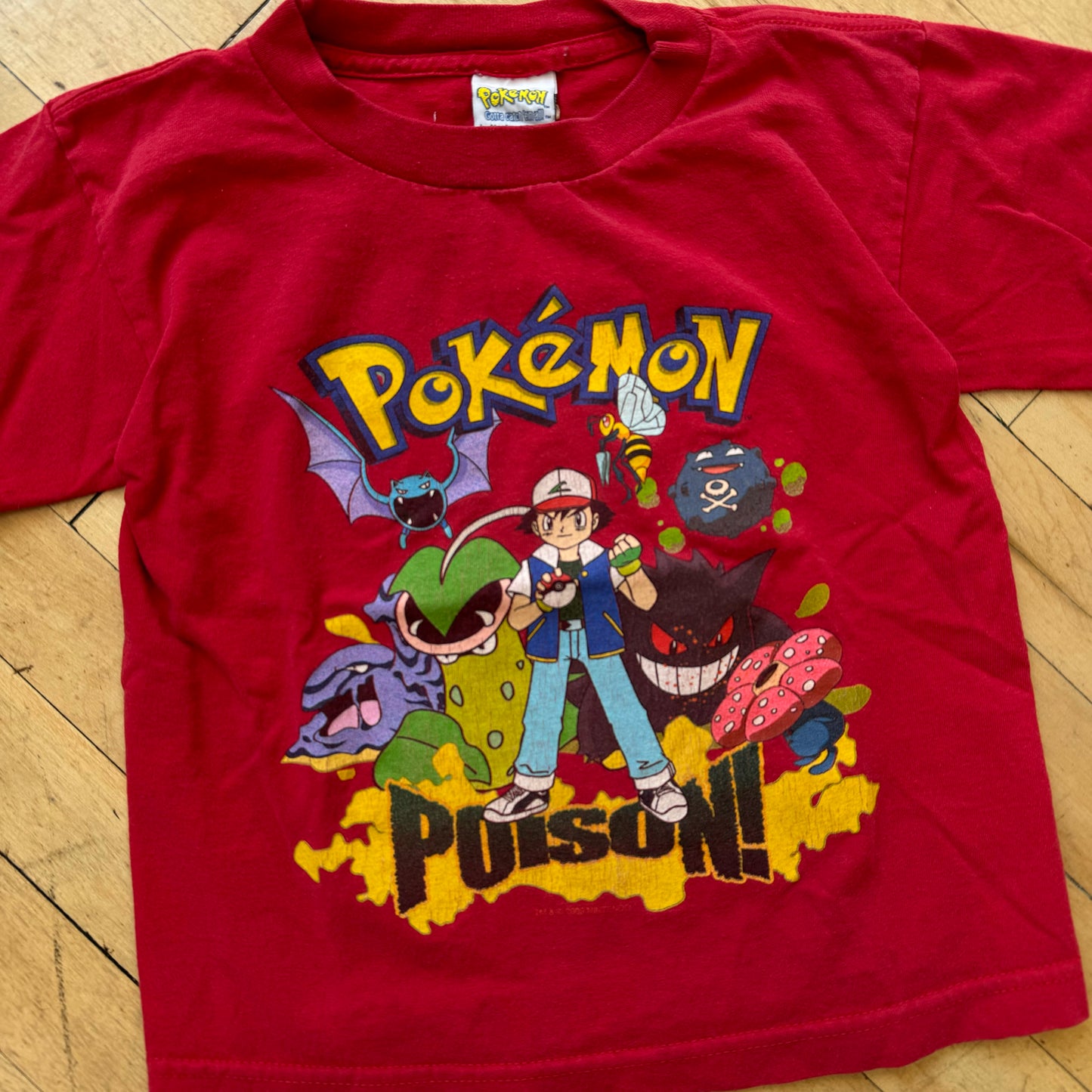 Vintage Pokémon Catch Them All T-shirt Sz 5/6