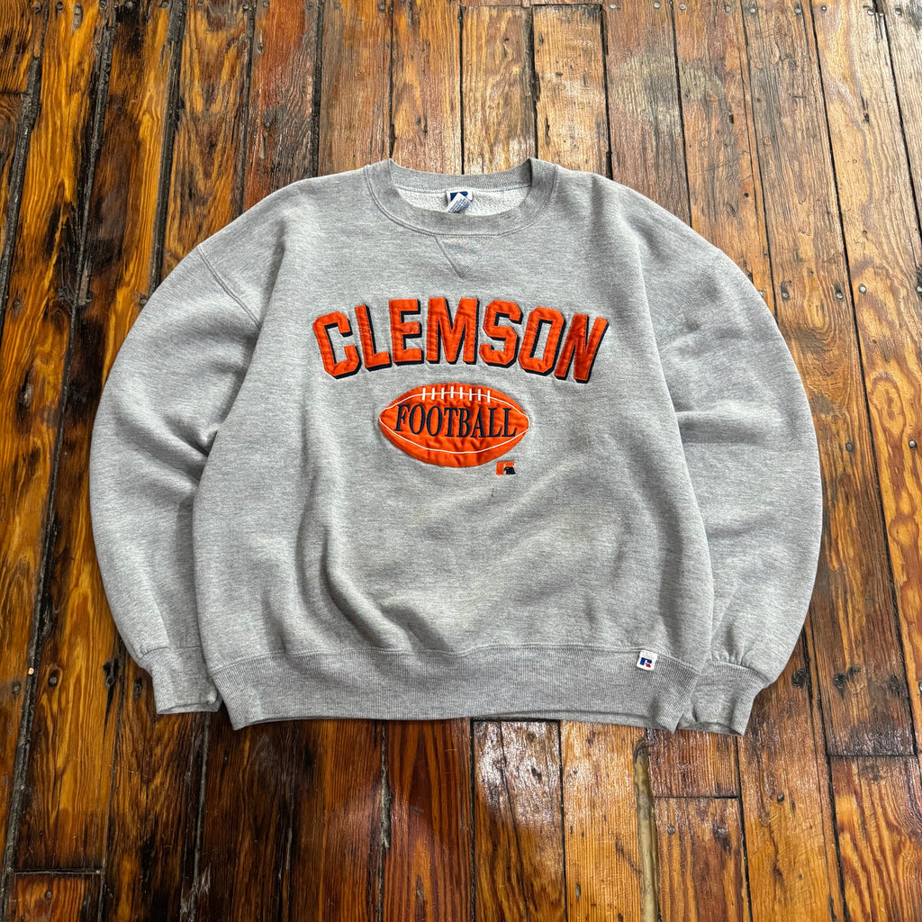 Vintage Clemson Russell Crewneck Sz M