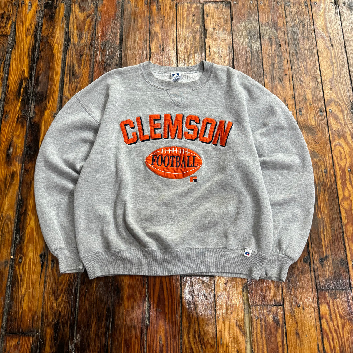Vintage Clemson Russell Crewneck Sz M