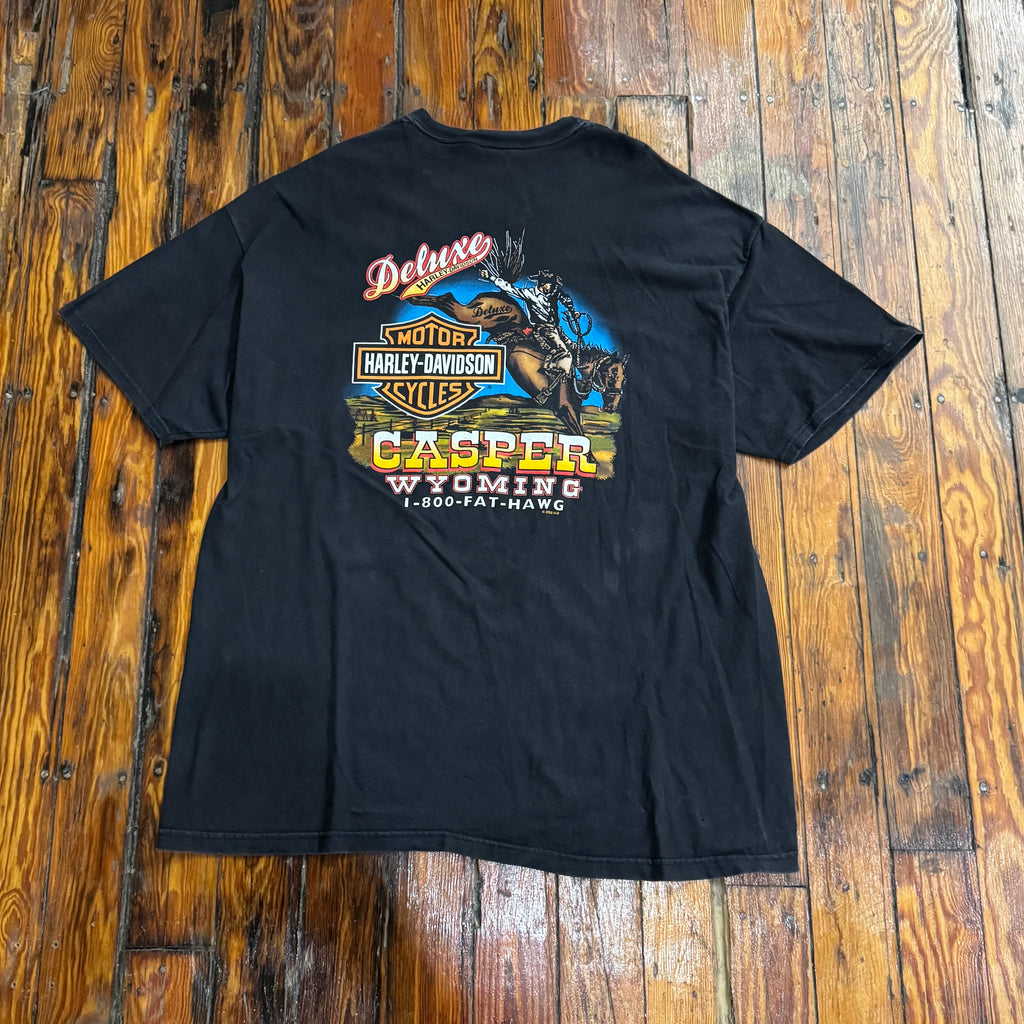 Y2K Harley Davidson Wyoming T-shirt Sz XXL