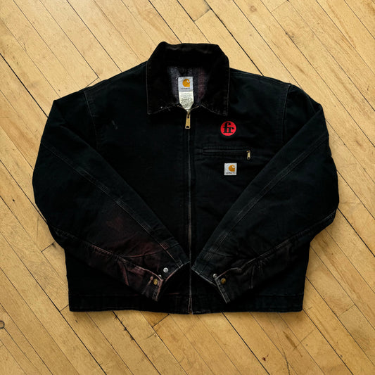 Vintage BLK Carhartt Detroit Jacket Sz L