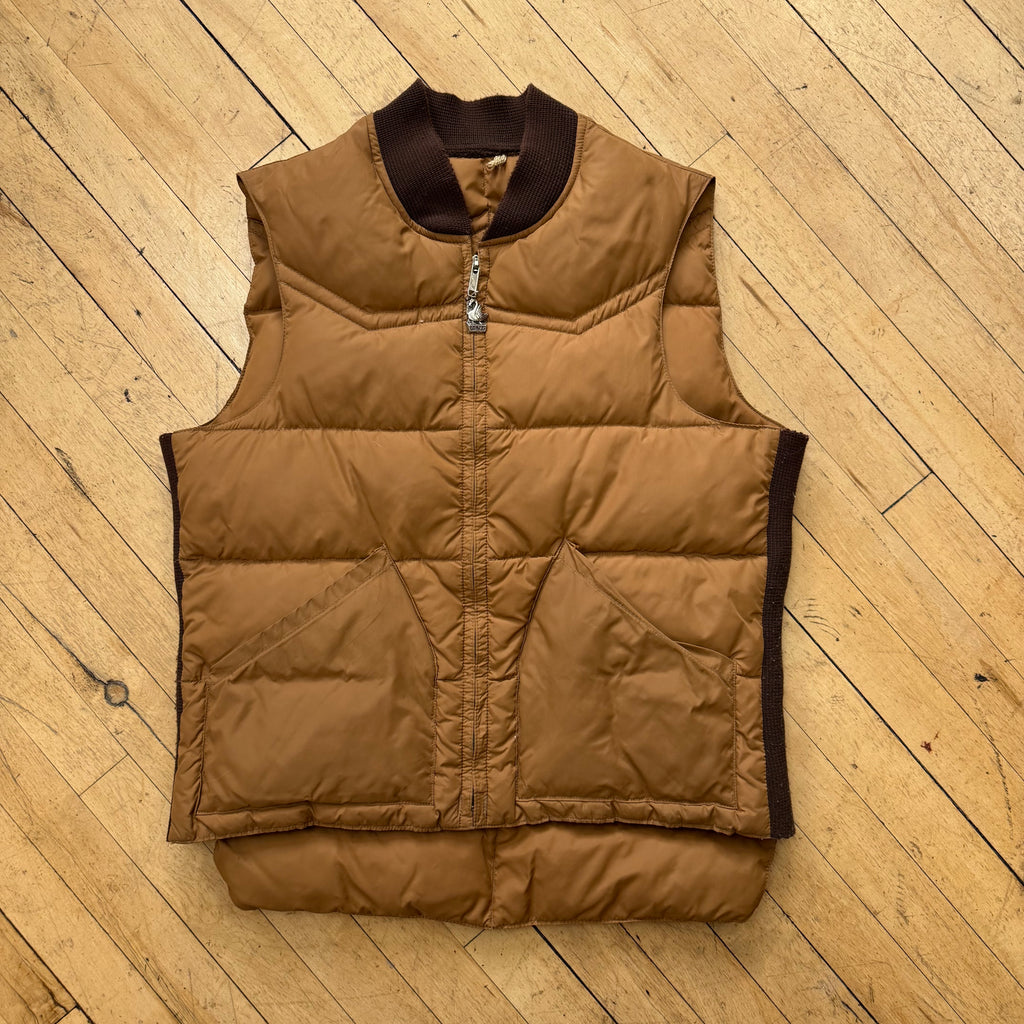 Vintage Comfy Goose Down Puffer Vest Sz M