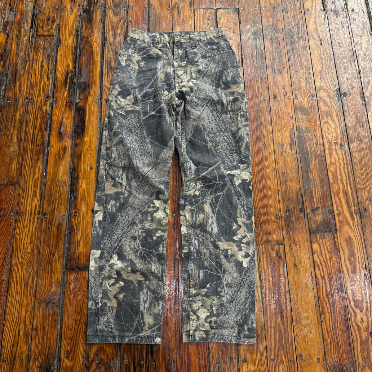 Vintage Camo Cabelas Denim Jeans Sz 30