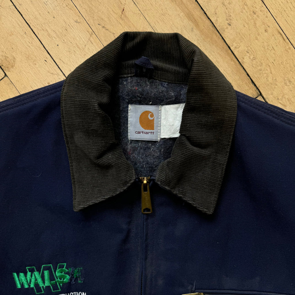Vintage Navy Carhartt Detroit Jacket Sz L
