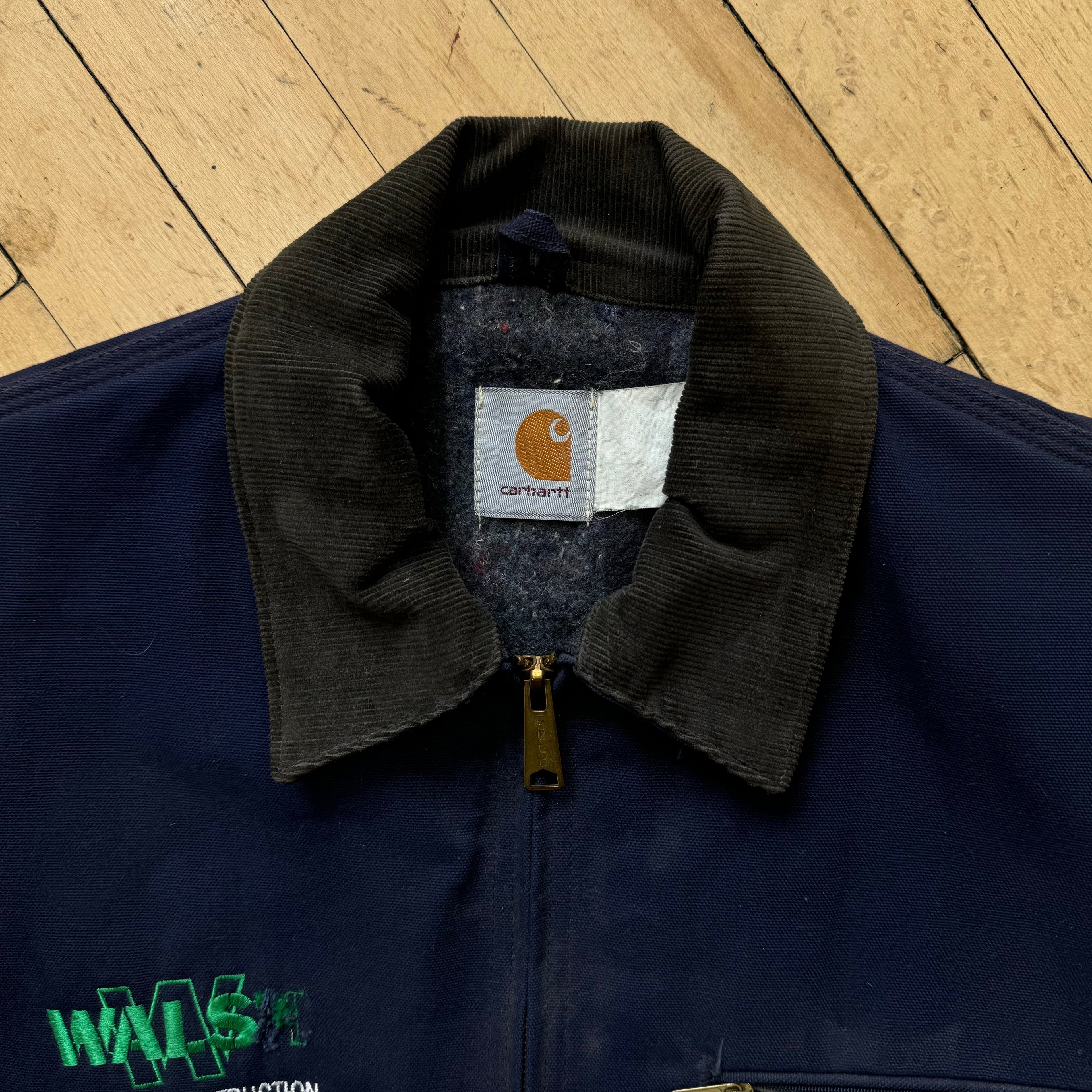 Vintage Navy Carhartt Detroit Jacket Sz L