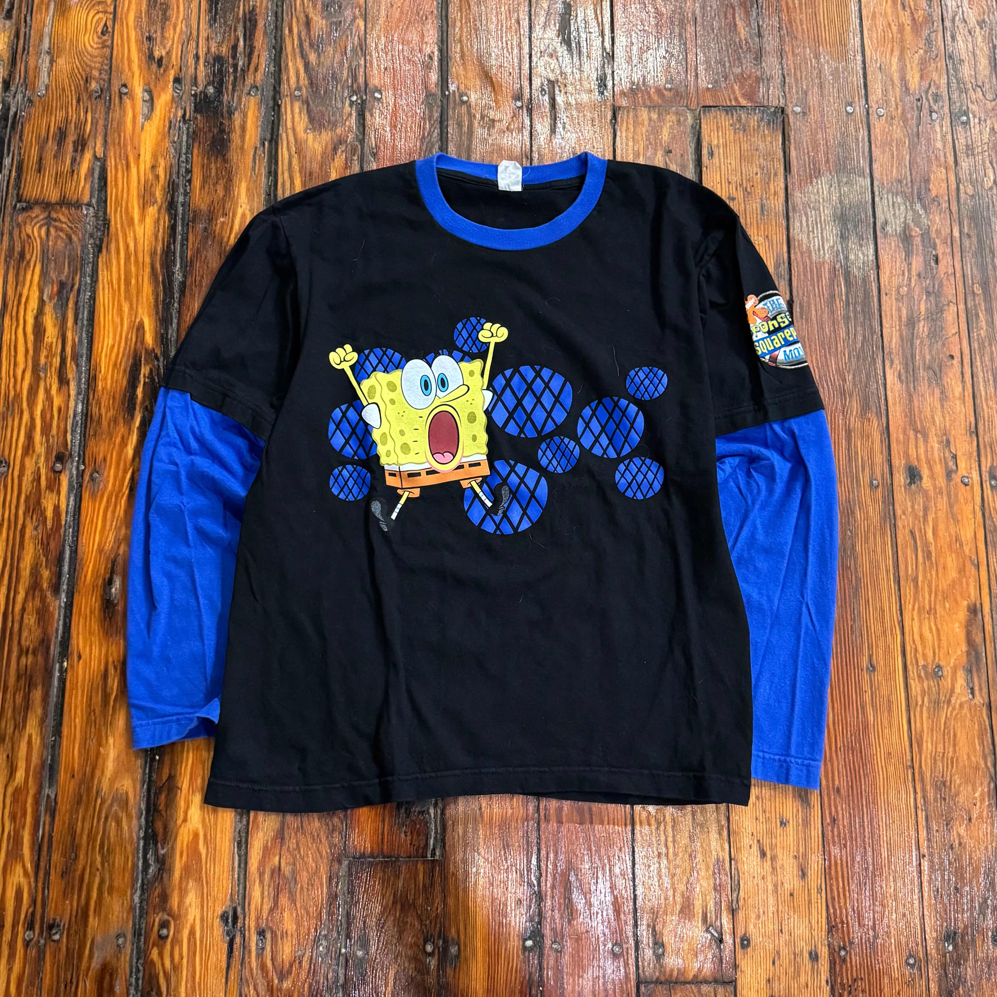 Y2K SpongeBob X Pop Tarts Long Sleeve T-shirt Sz S