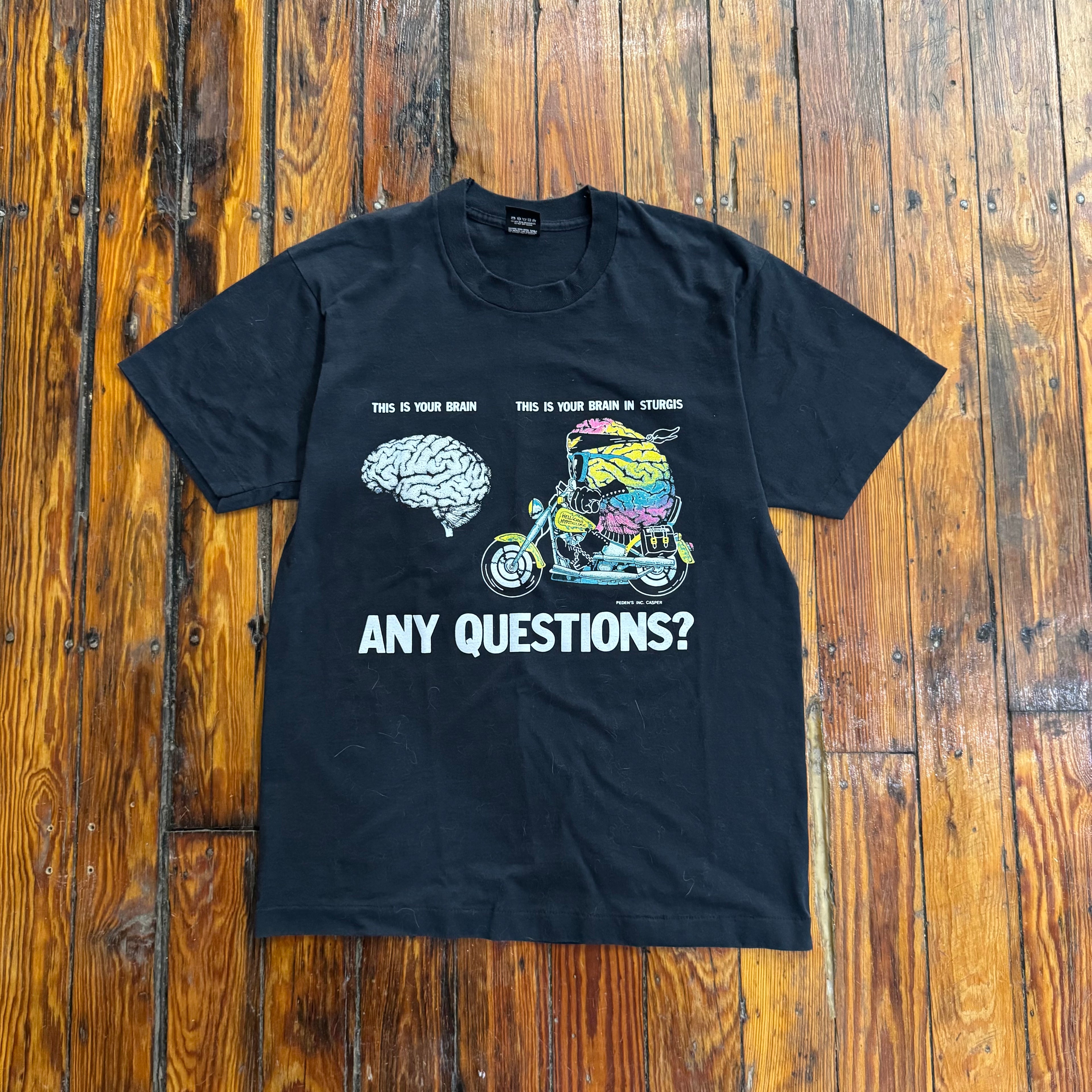 Vintage Sturgis Black Hills This is your Brain T-shirt Sz L