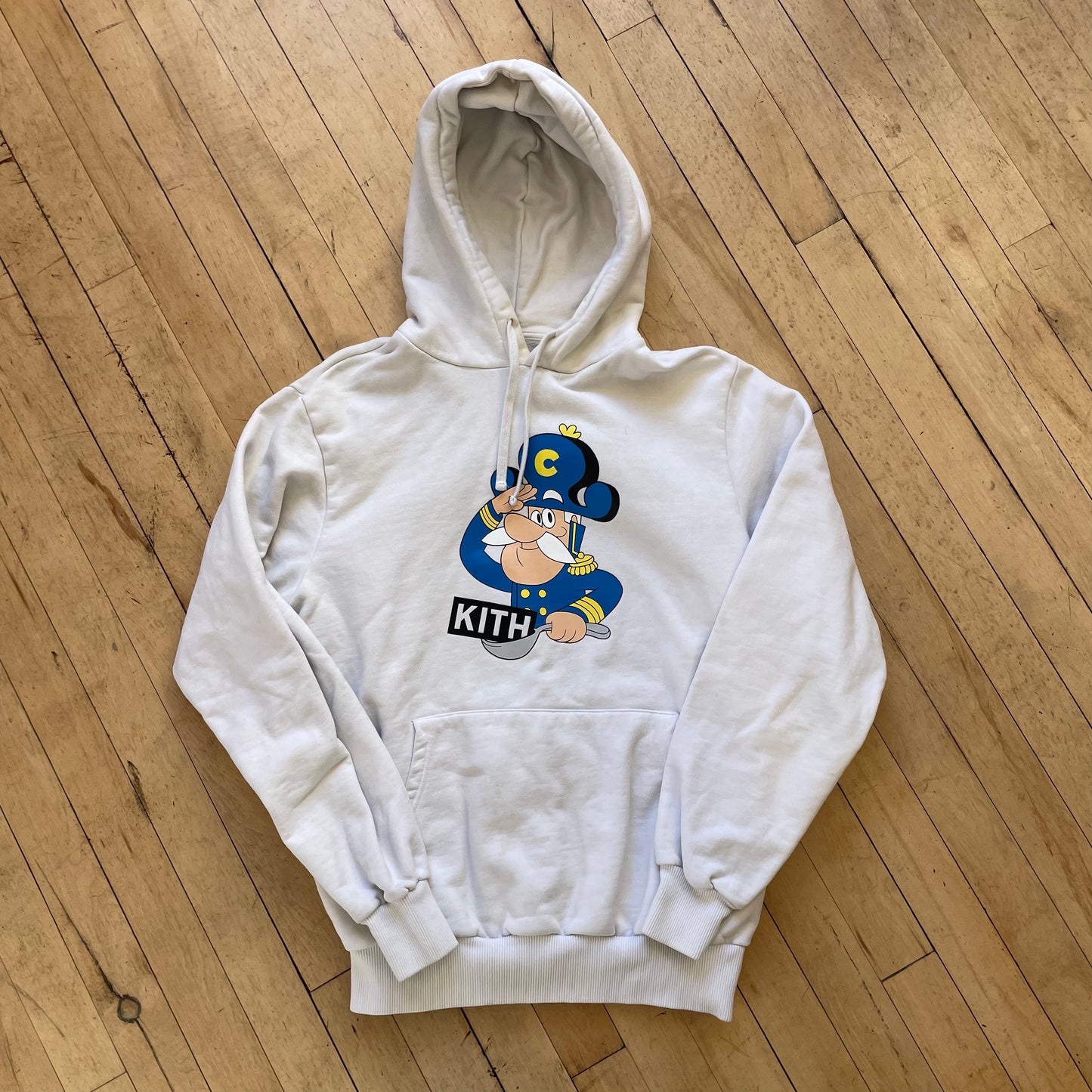 Captain Crunch X Kith White Hoodie Sz XS