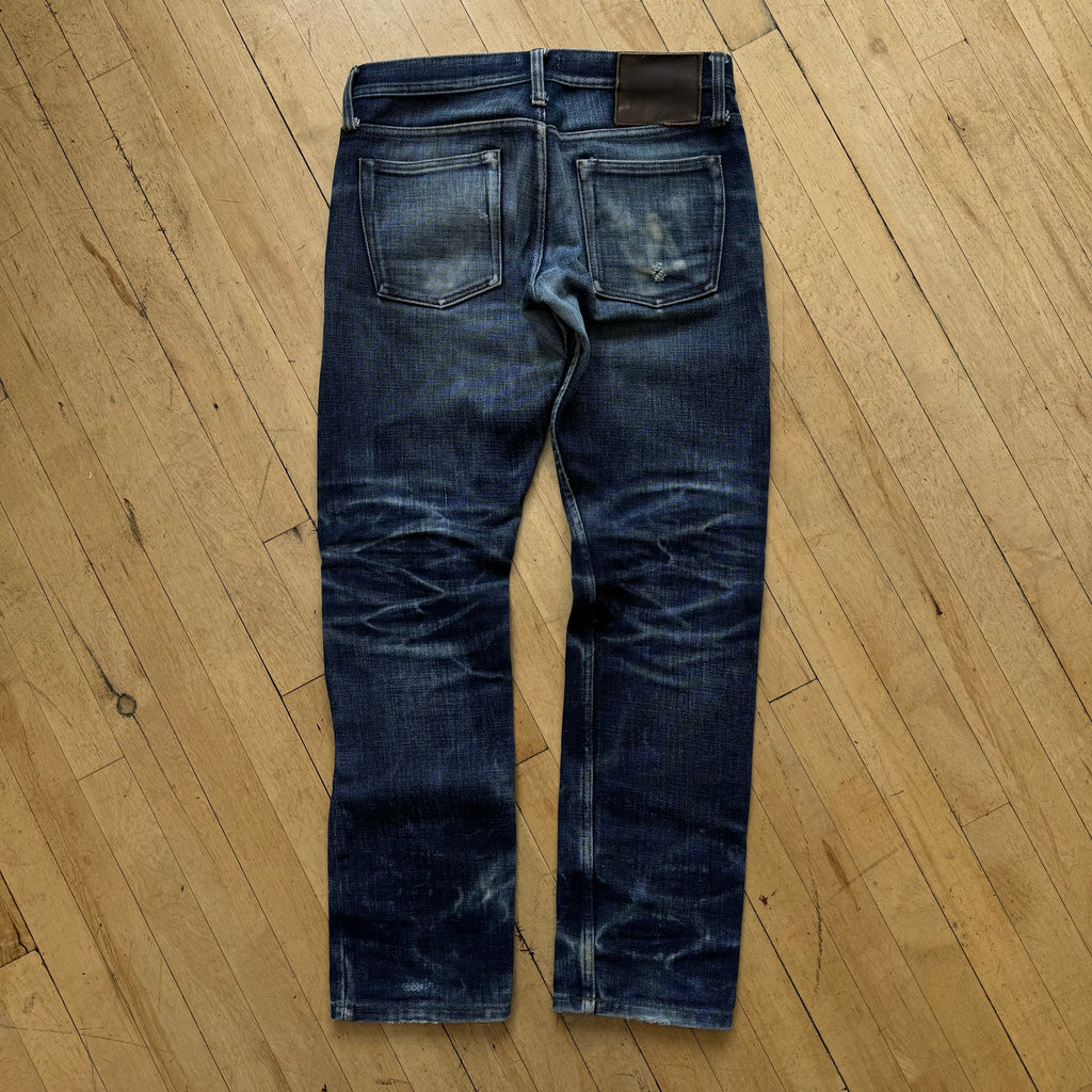 UB221 Selvedge Denim Washed Jeans Sz 30x32