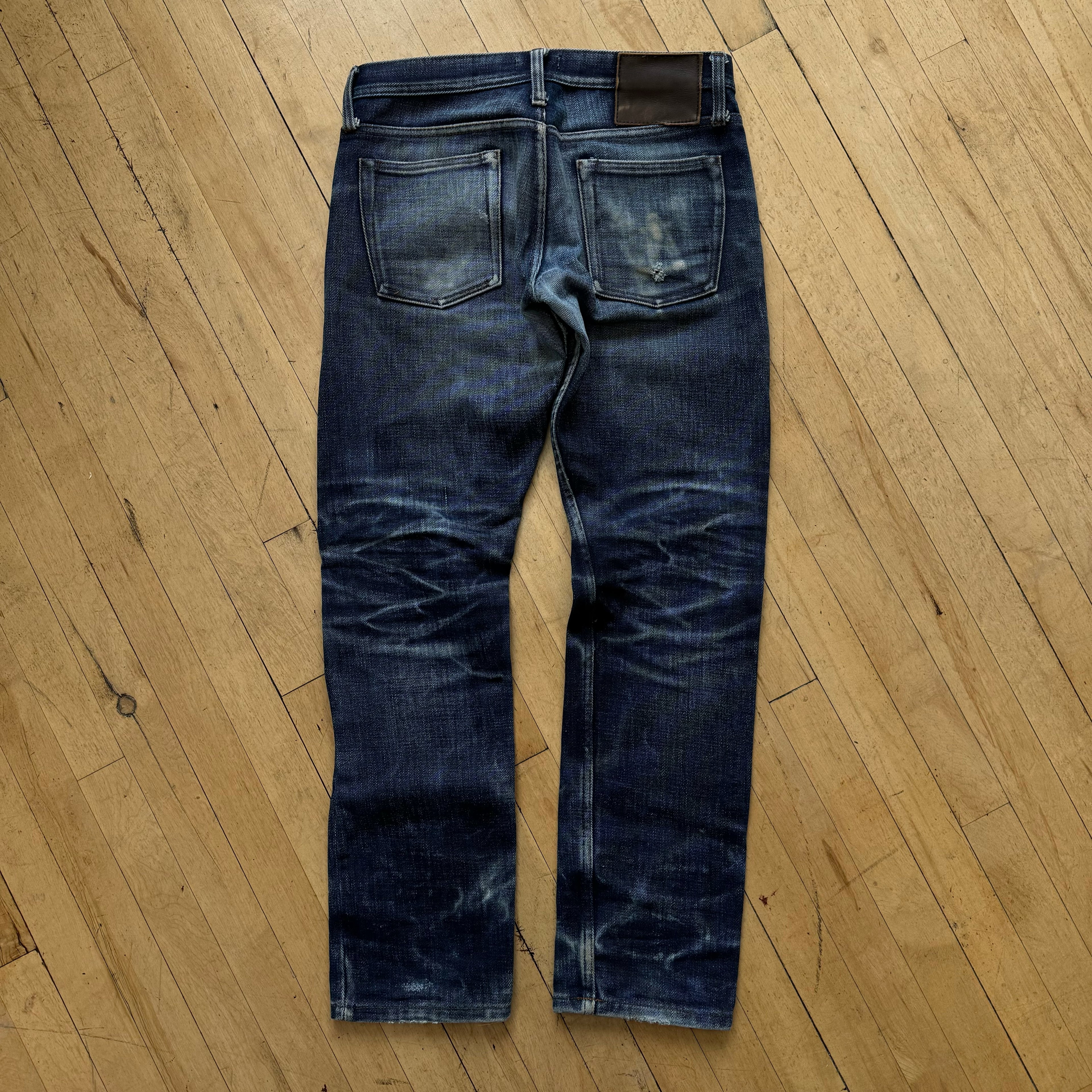 UB221 Selvedge Denim Washed Jeans Sz 30x32
