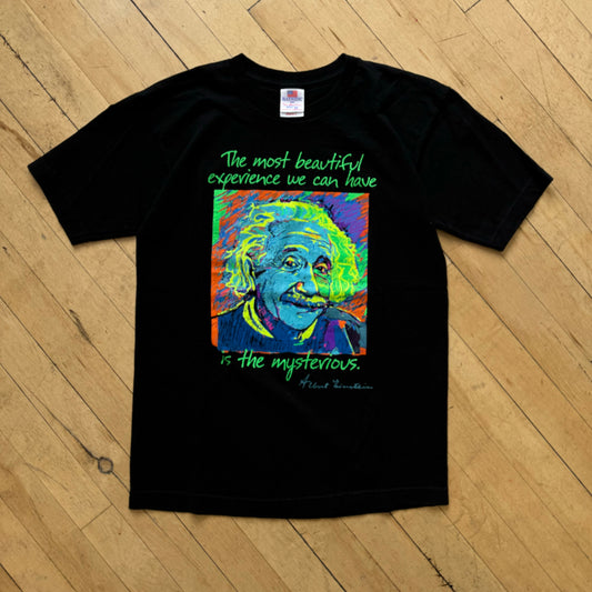 Vintage Albert Einstein Mysterious T-shirt Sz S