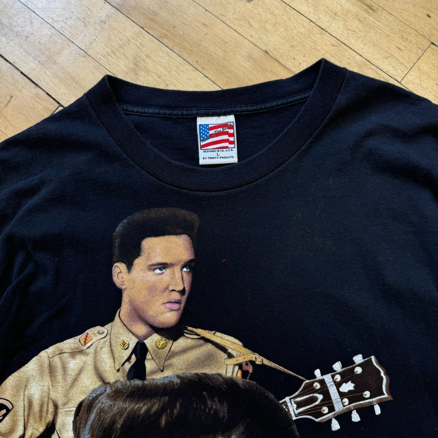 Vintage Elvis Presley Portrait T-shirt Sz L