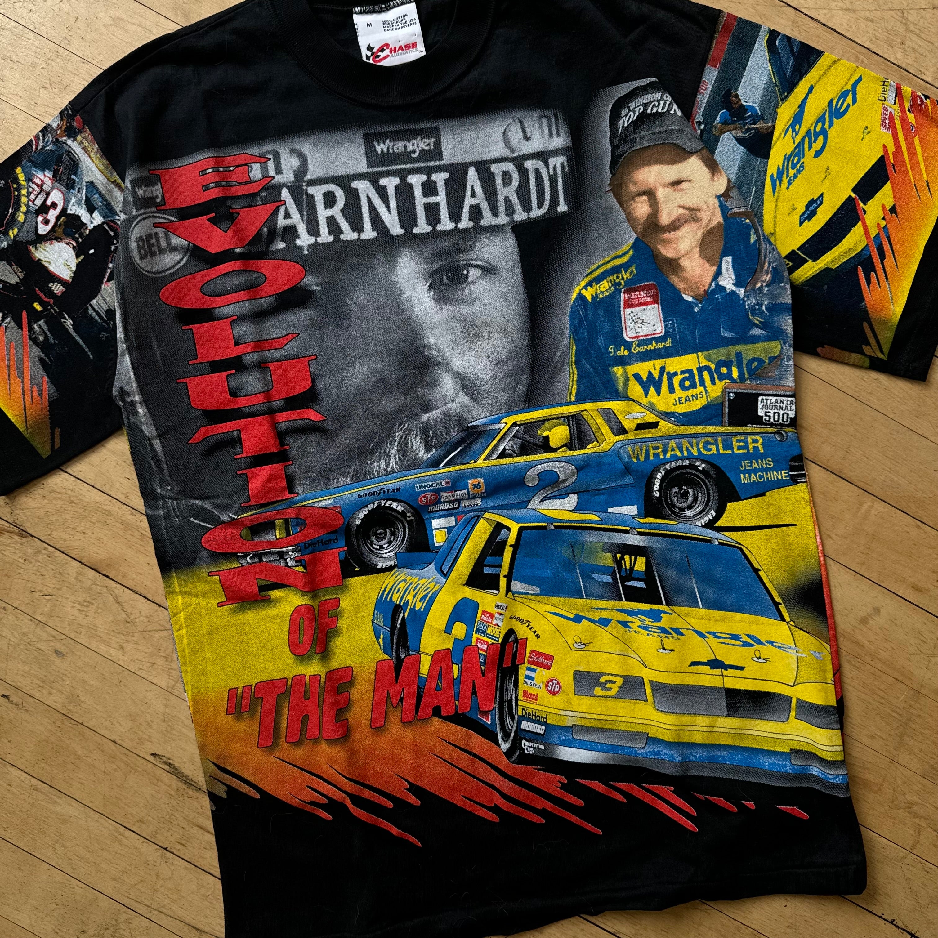 Vintage Wrangler AOP NASCAR T-shirt Sz M