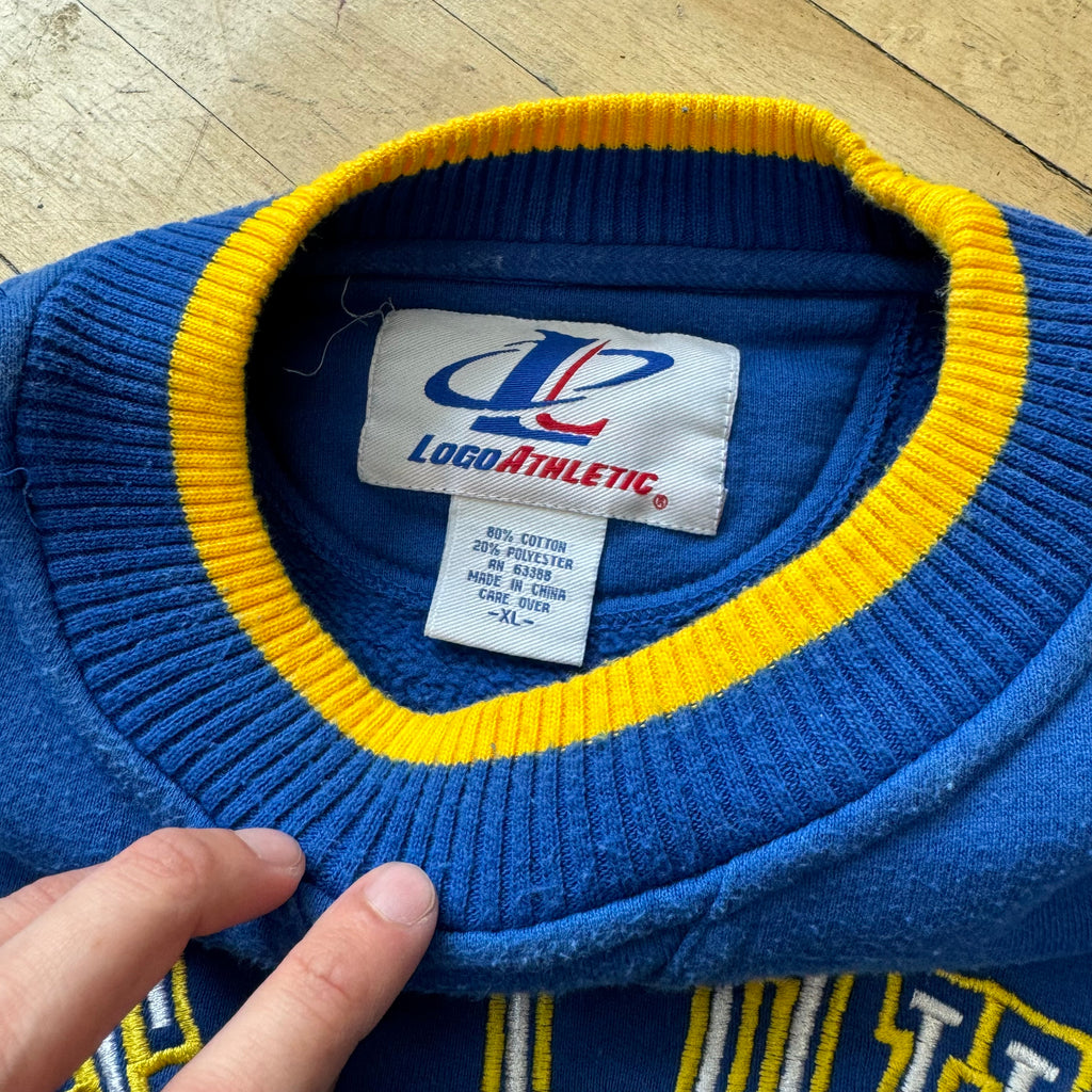 Vintage Saint Louis Rams Logo Athletics CrewNeck Sz XL