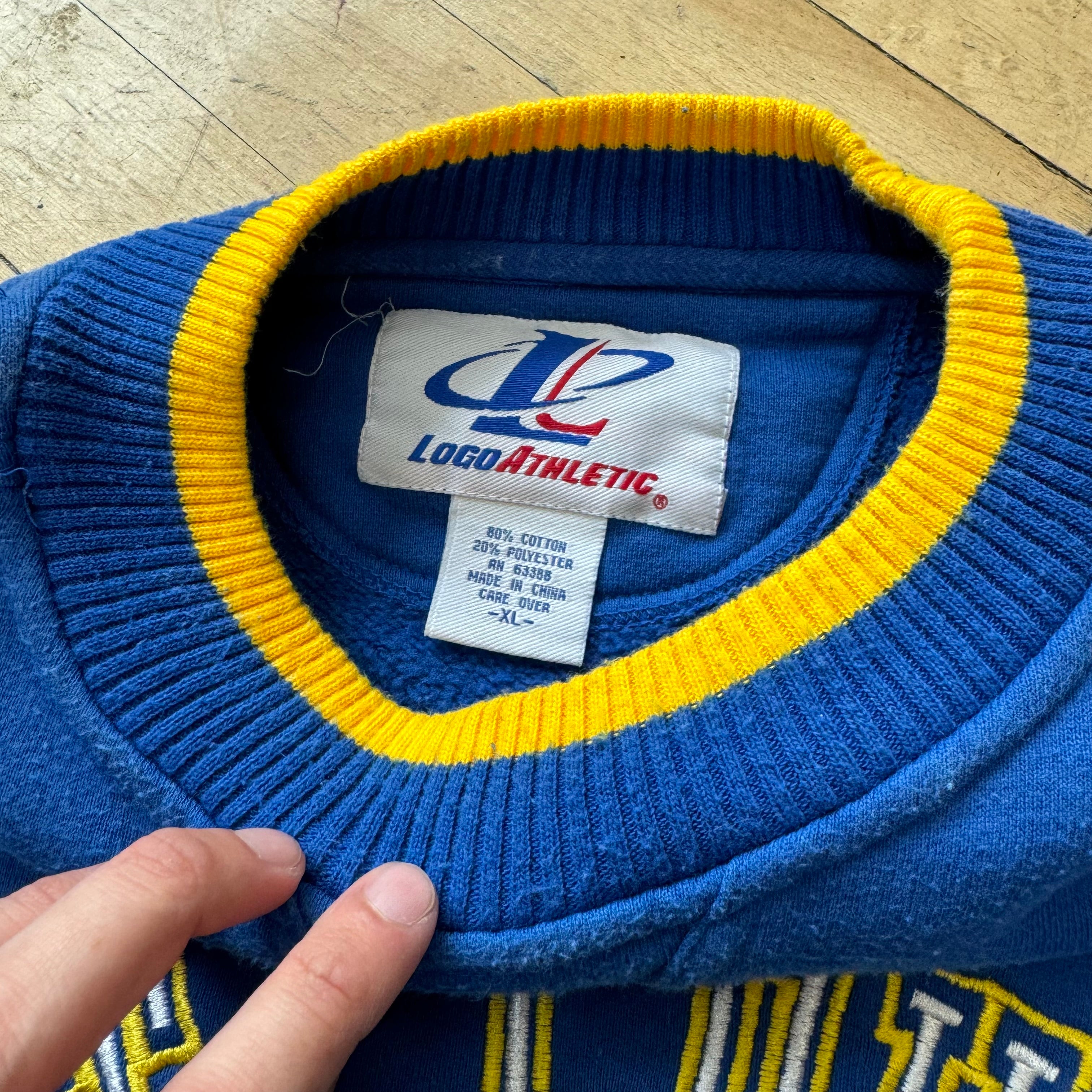 Vintage Saint Louis Rams Logo Athletics CrewNeck Sz XL