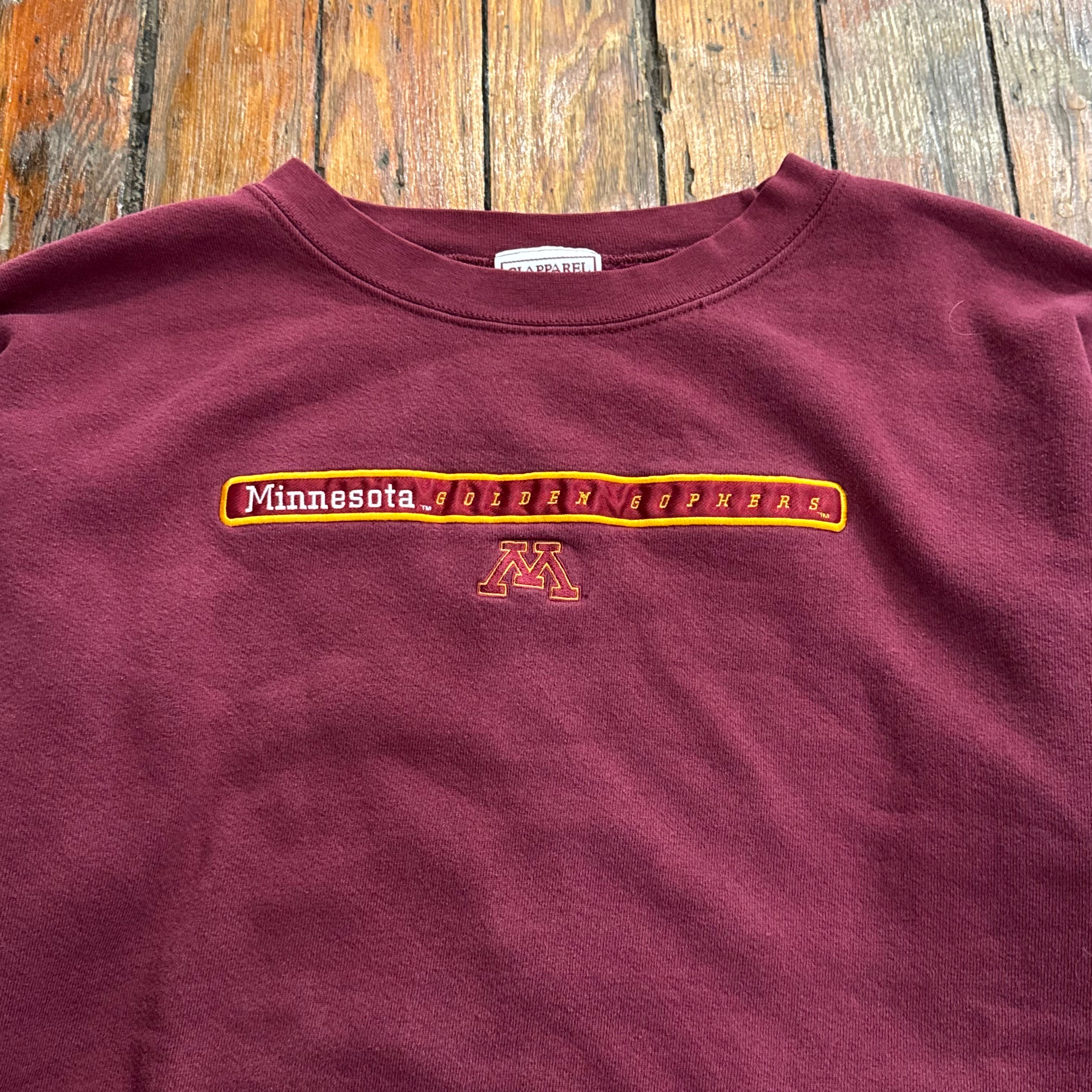 Vintage Minnesota Gophers SpellOut CrewNeck Sz XL
